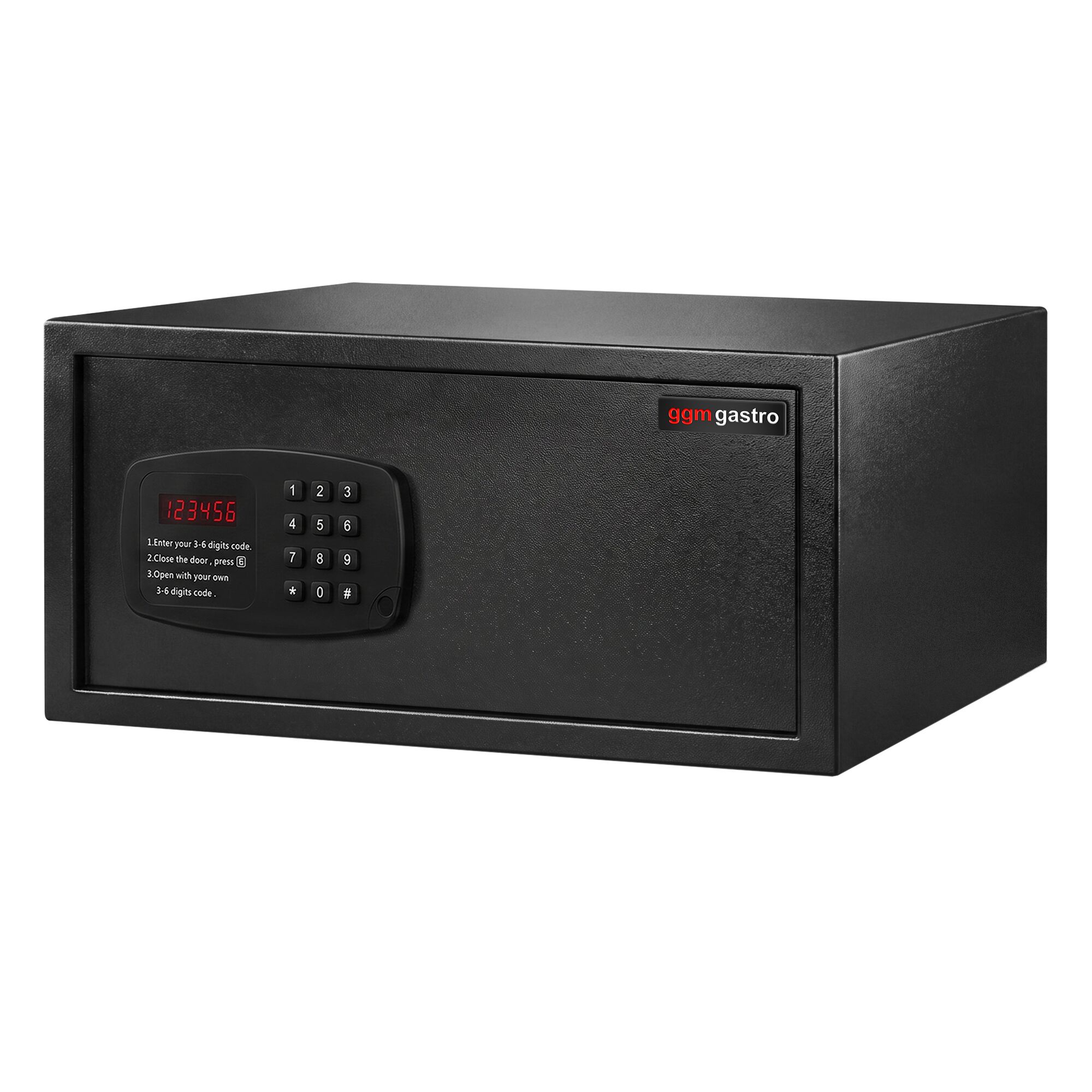 Coffre-fort électronique de chambre - avec écran LED - 4 modes d'ouverture