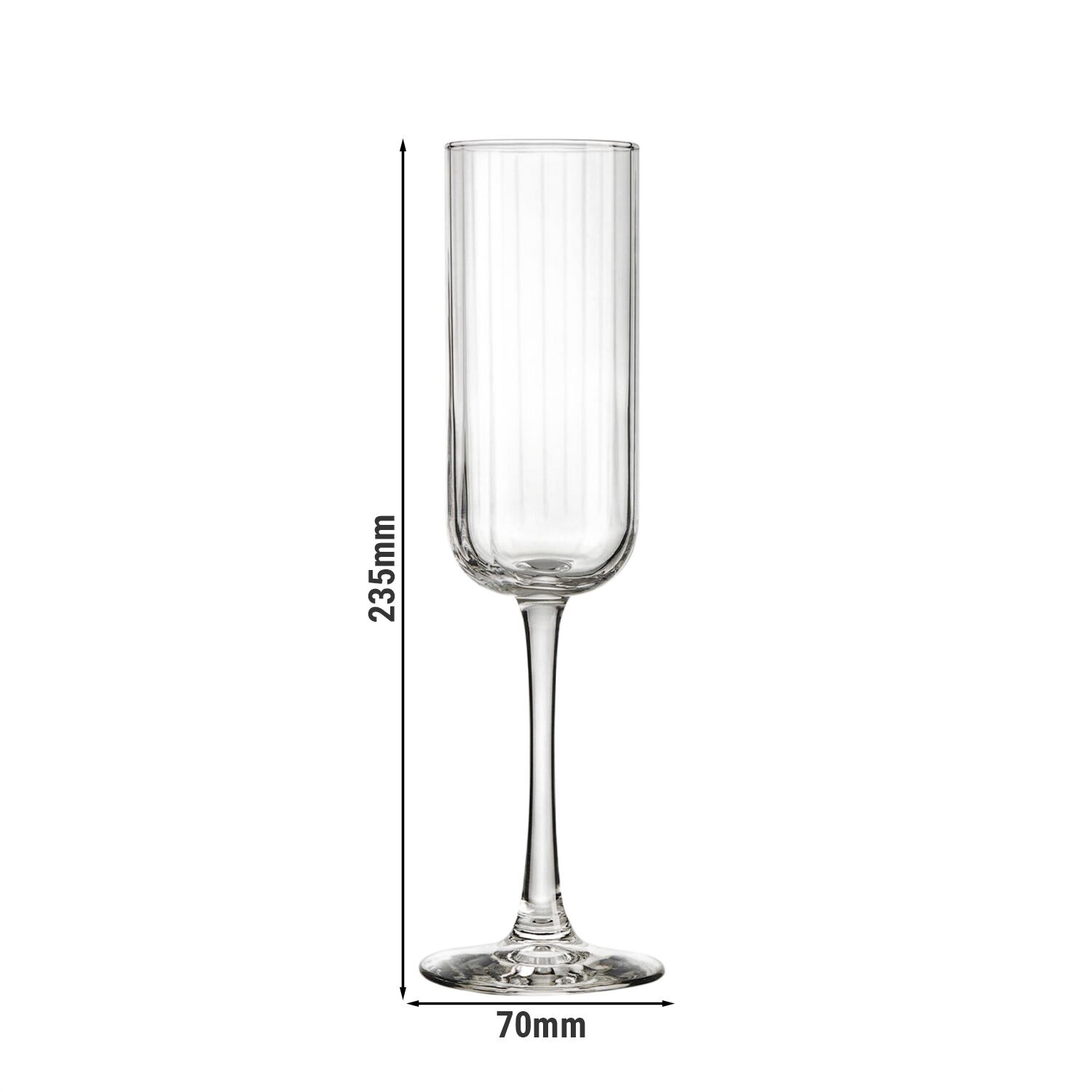 (12 pièces) LIBBEY | LINEAR - Flûte à champagne - 222ml