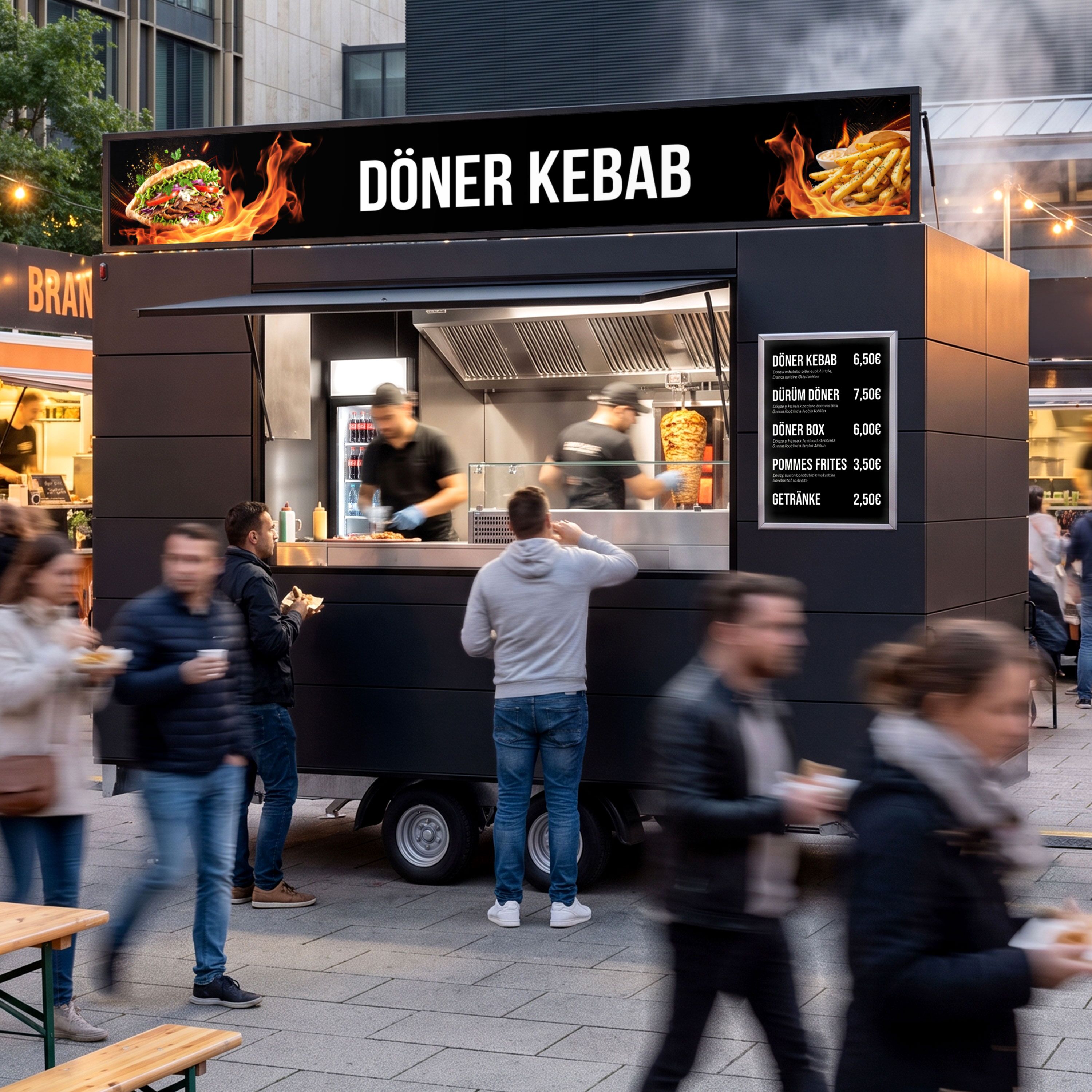 Sales trailer – 6765 mm