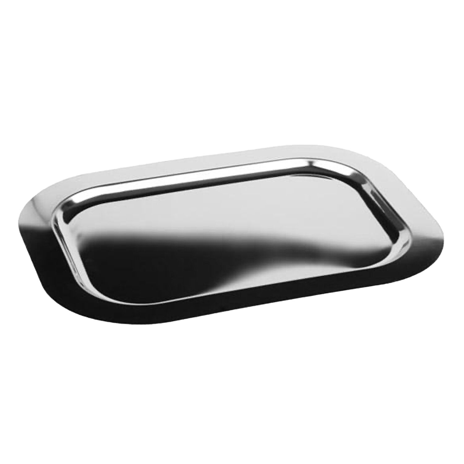 (6 pcs) Plateau de présentation - FINESSE - Acier inoxydable - 475x300mm - Hauteur:15mm