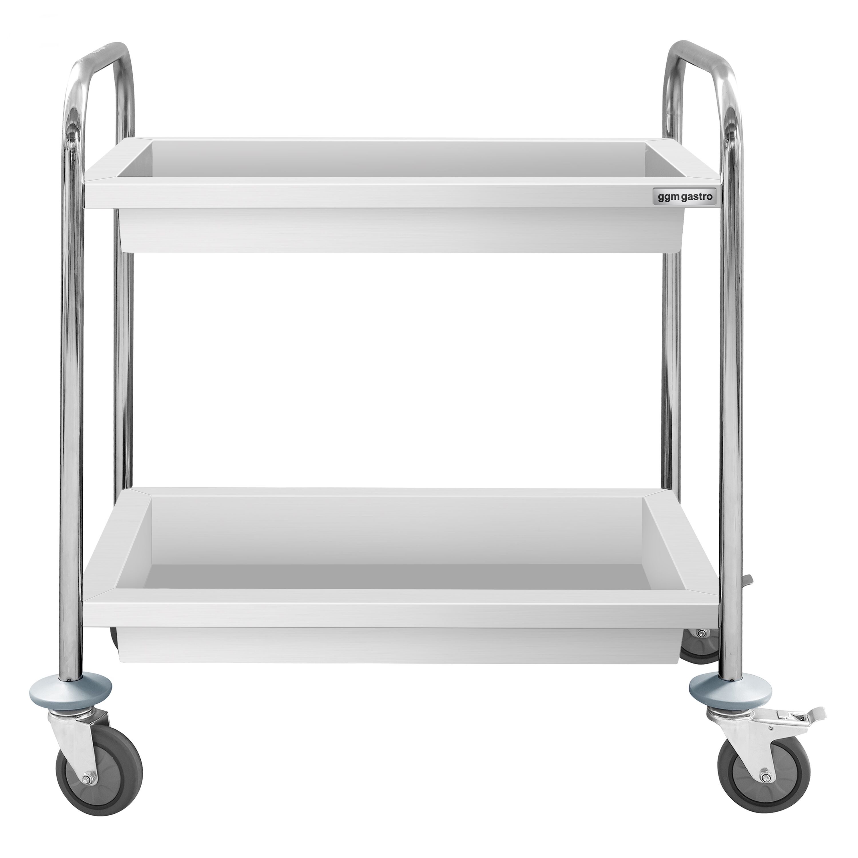 Chariot de service – 750x400 mm – avec 2 bacs