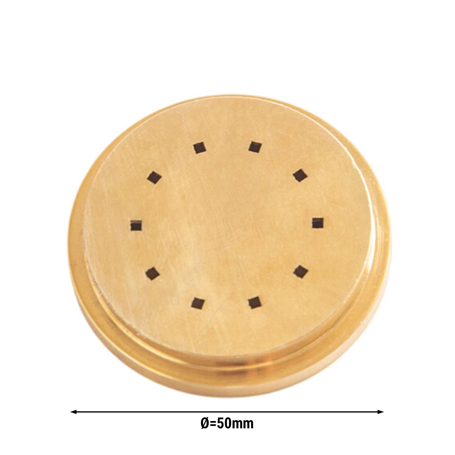 Disque pour le moulage des pâtes - Spaghetti alla Chitarra 2x2mm - adapté au NMH5 - Ø 50mm