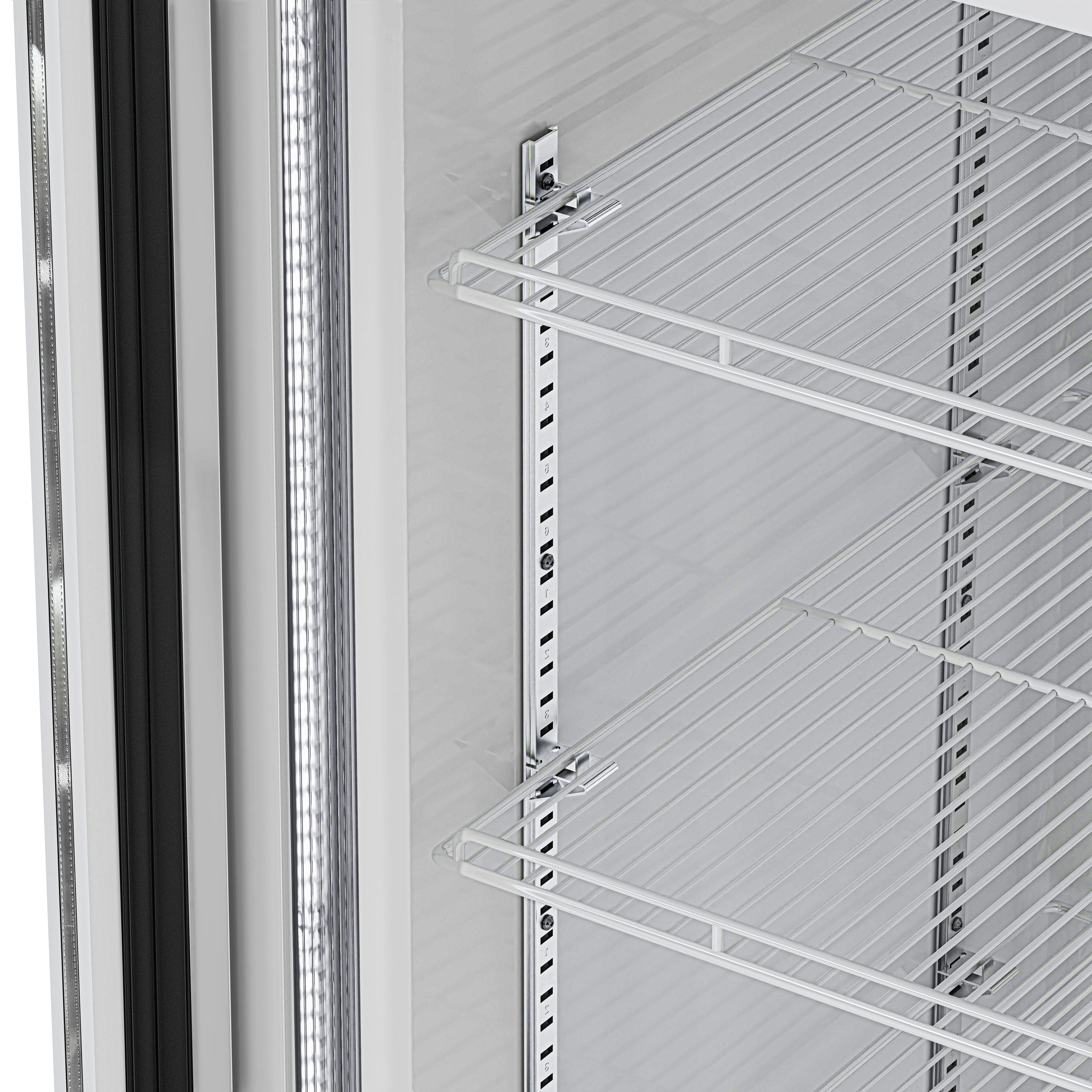 Vitrine réfrigérée à boissons - 925mm - 630 L - 2 portes vitrées - éclairage LED - thermostat numérique - -2 à +8 °C