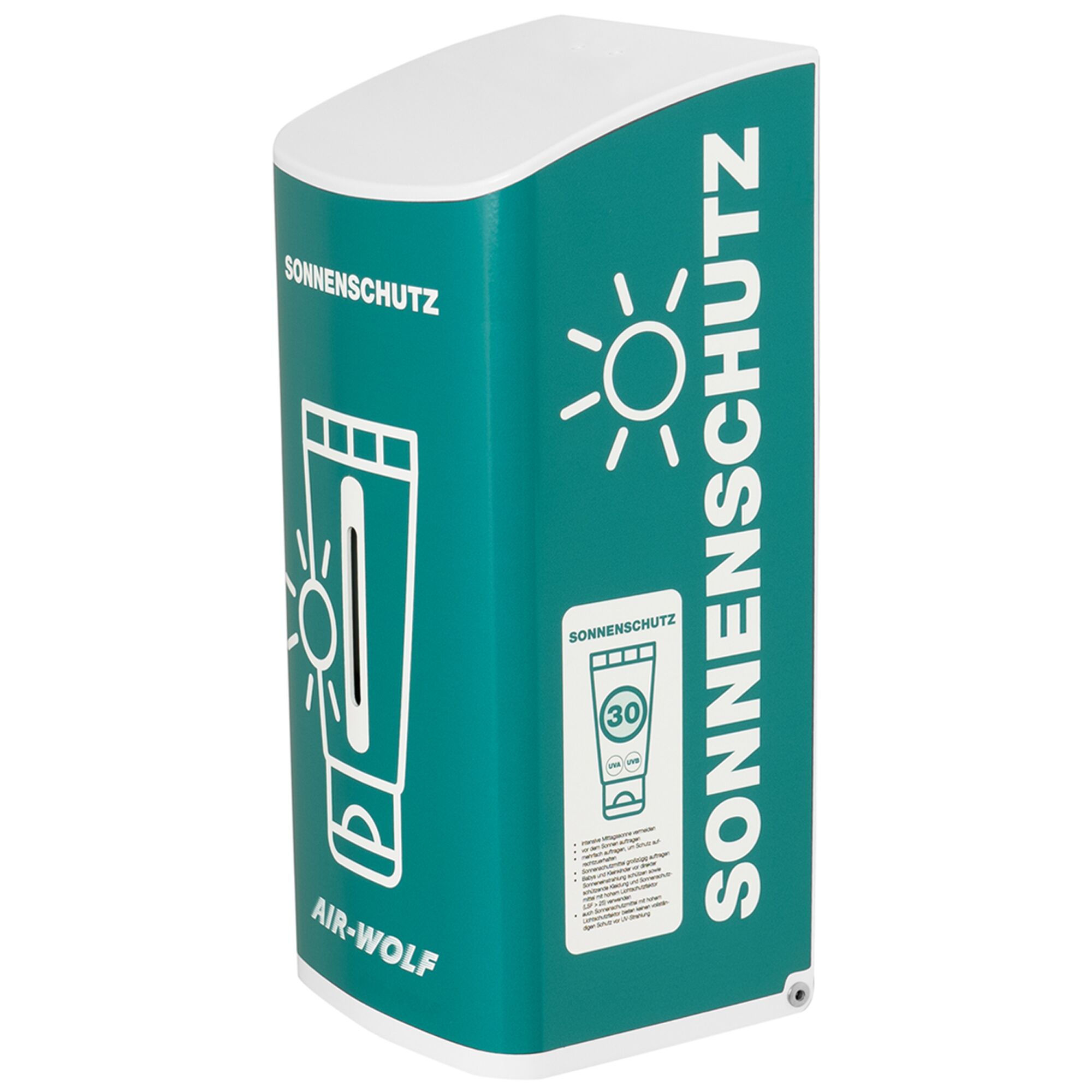AIR-WOLF | Distributeur de crème solaire – avec capteur – Inox