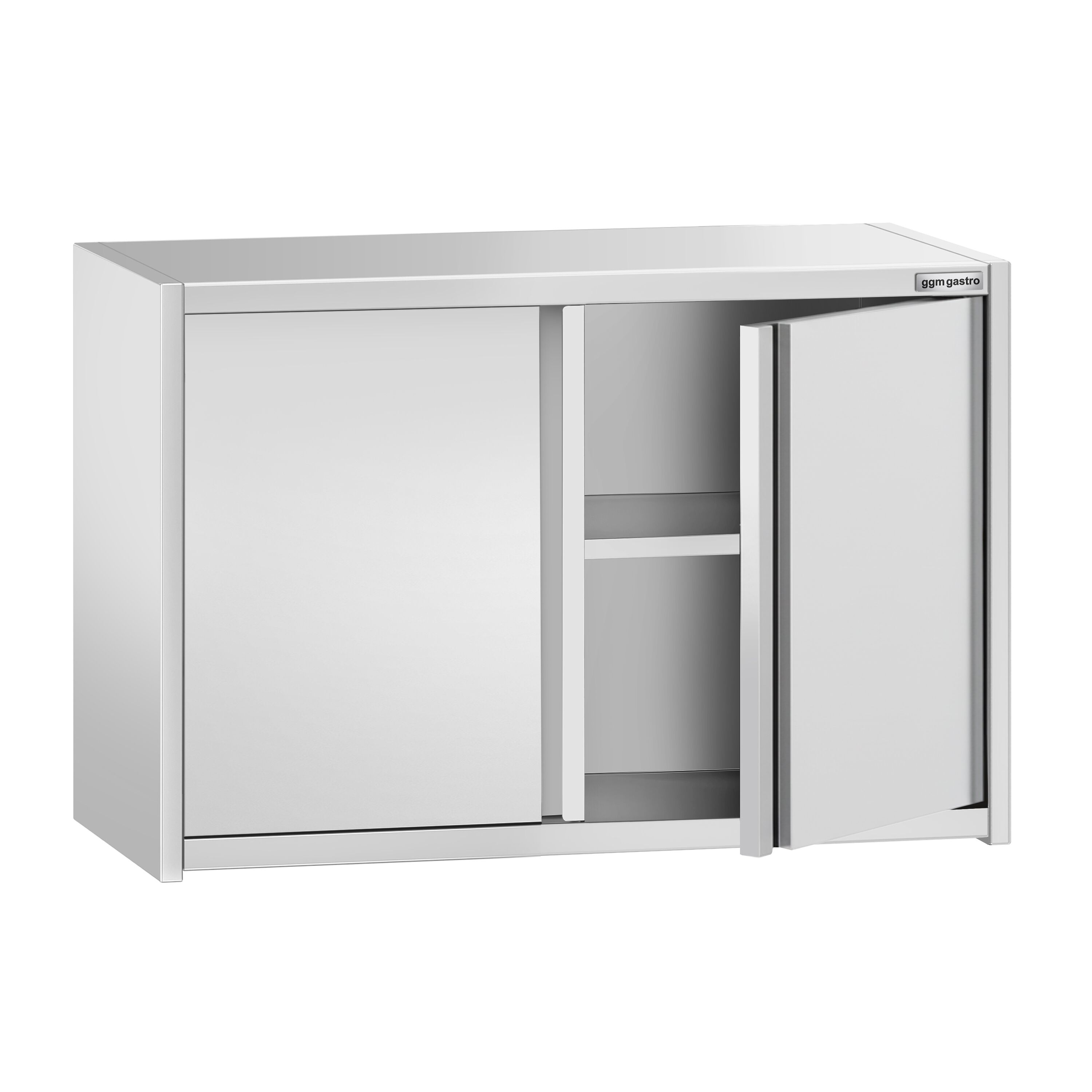 Armoire murale en acier inoxydable PREMIUM - 800x400mm - avec portes battantes - 650mm de haut