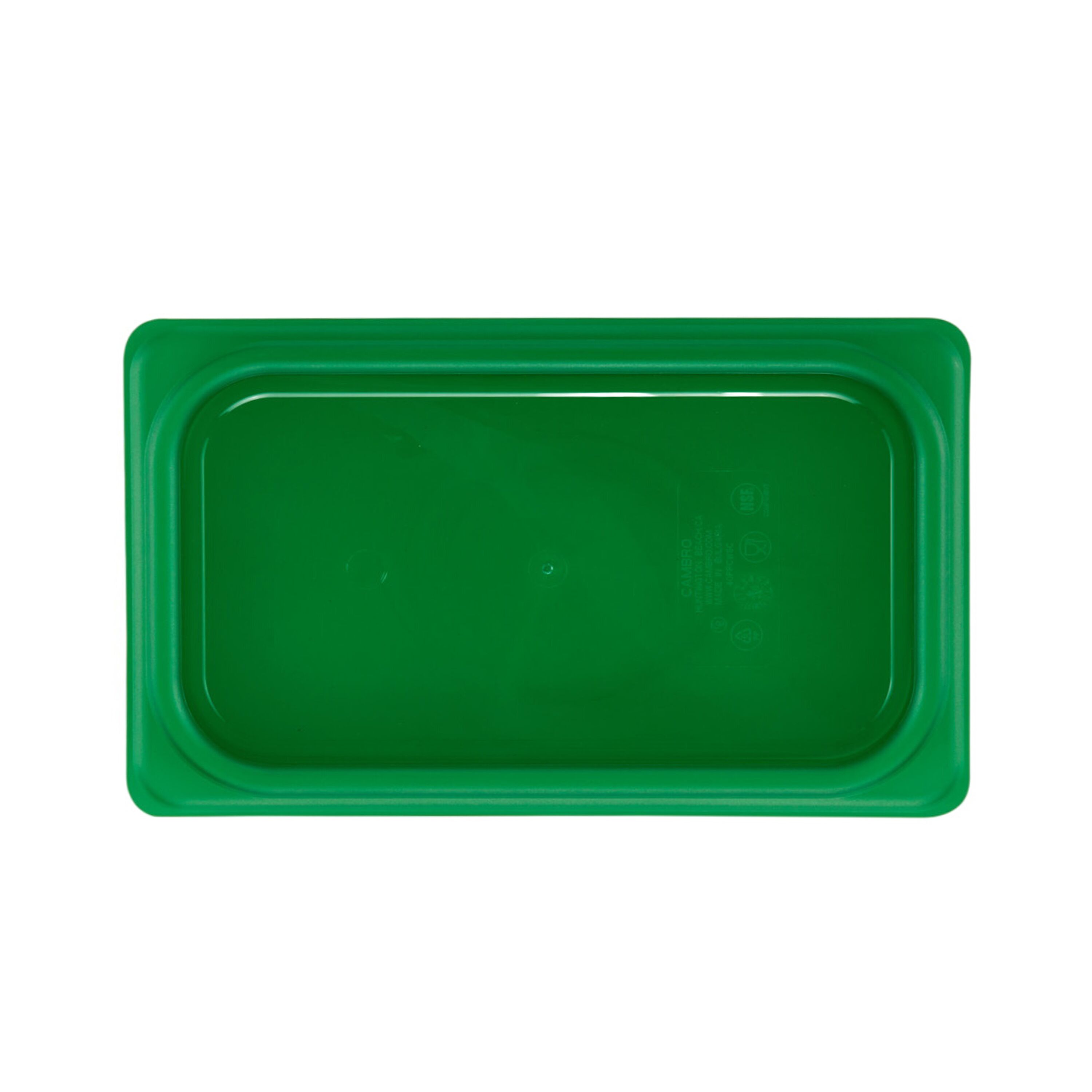 (6 pièces) CAMBRO | SafeTrak - Couvercle en polypropylène GN 1/4 - Vert