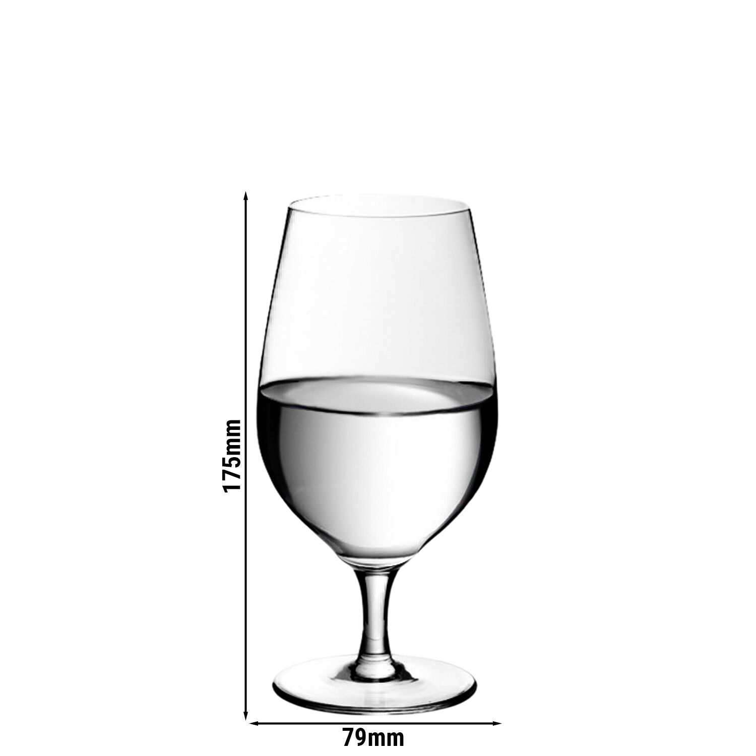 (6 pièces) WMF | SMART – Verre à eau / mini-bar – 387 ml – avec trait de jauge