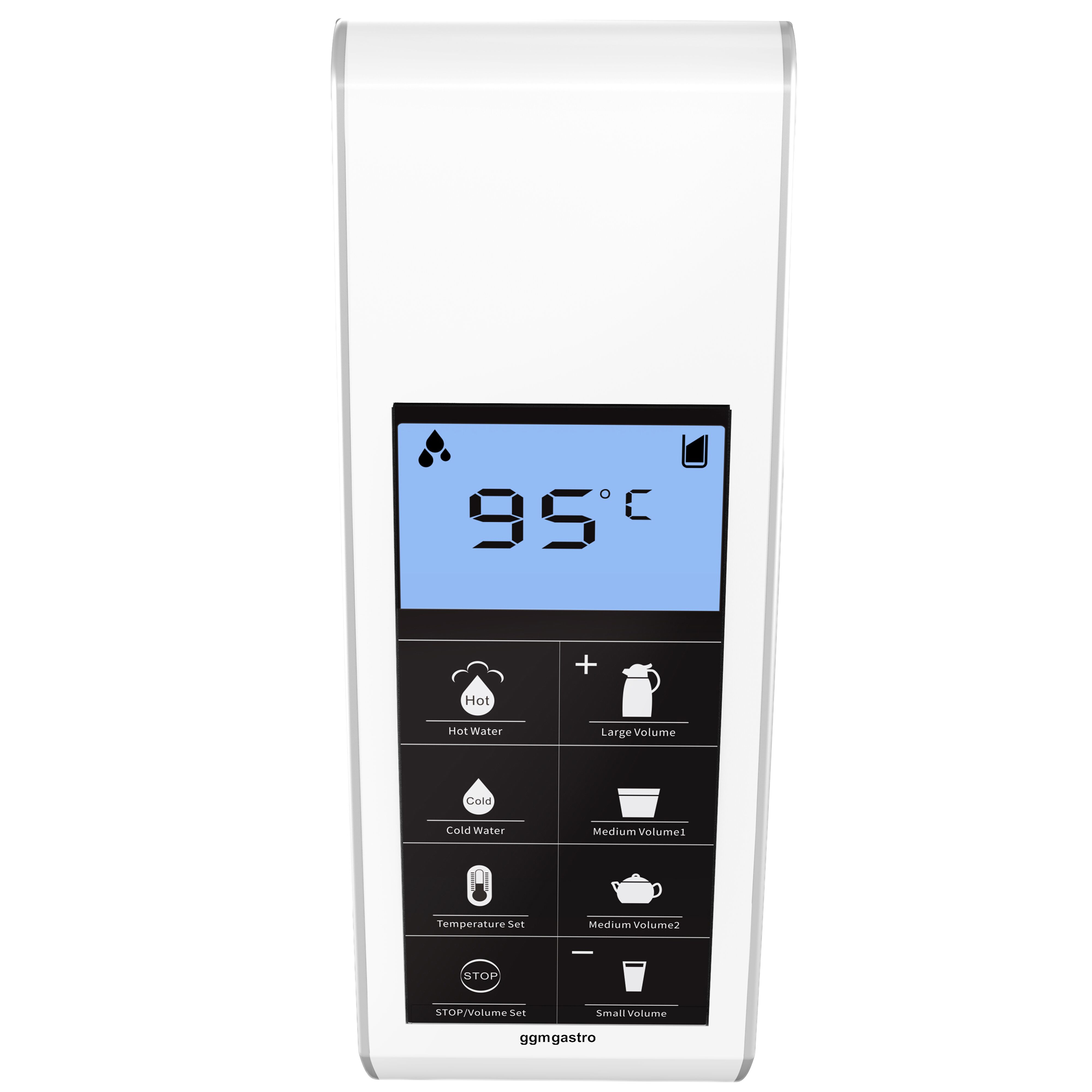 Distributeur de boissons chaudes - Numérique - 10,5L - 2kW - Blanc