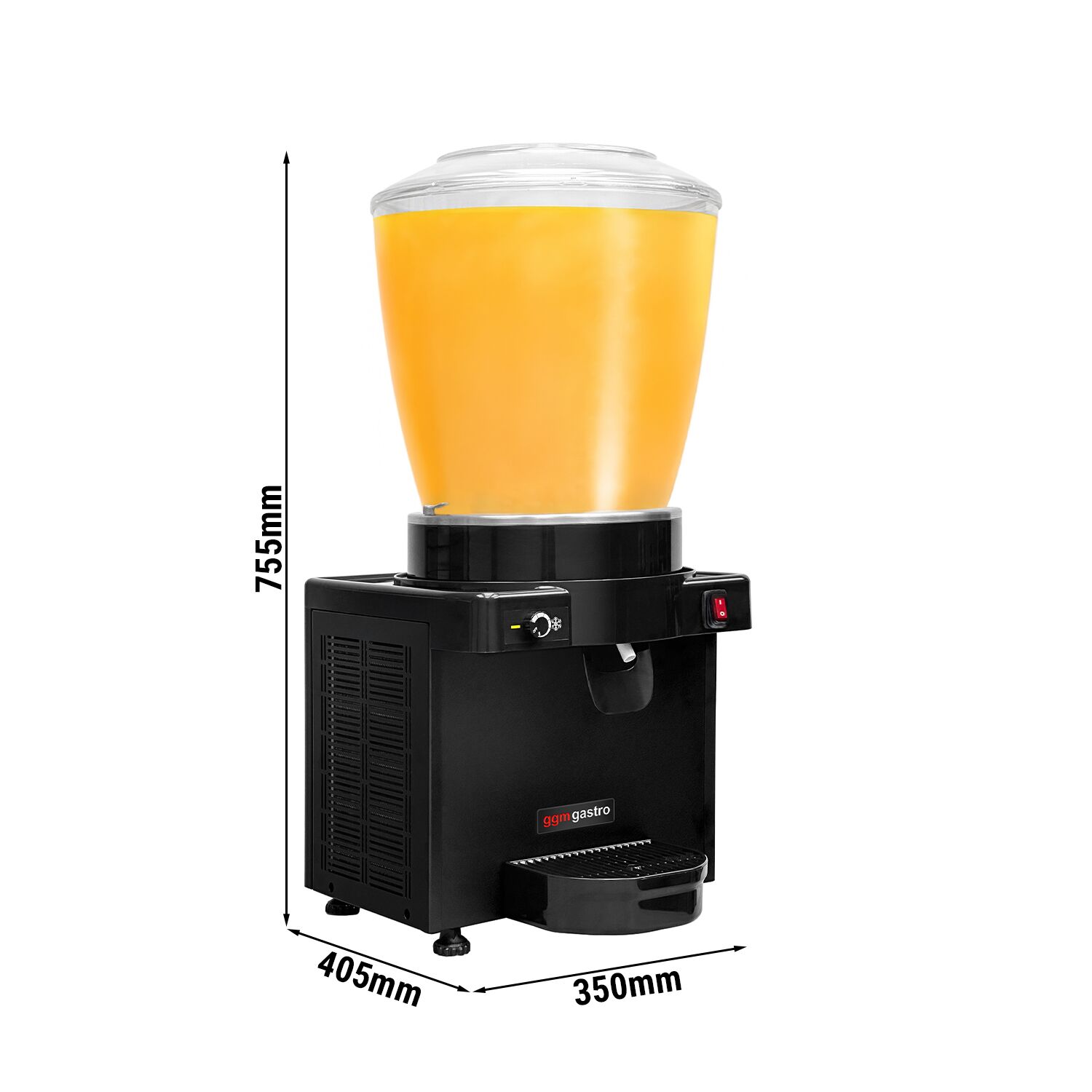 Distributeur d’Ayran / de Jus - 22 Litres - 500 Watt - Noir