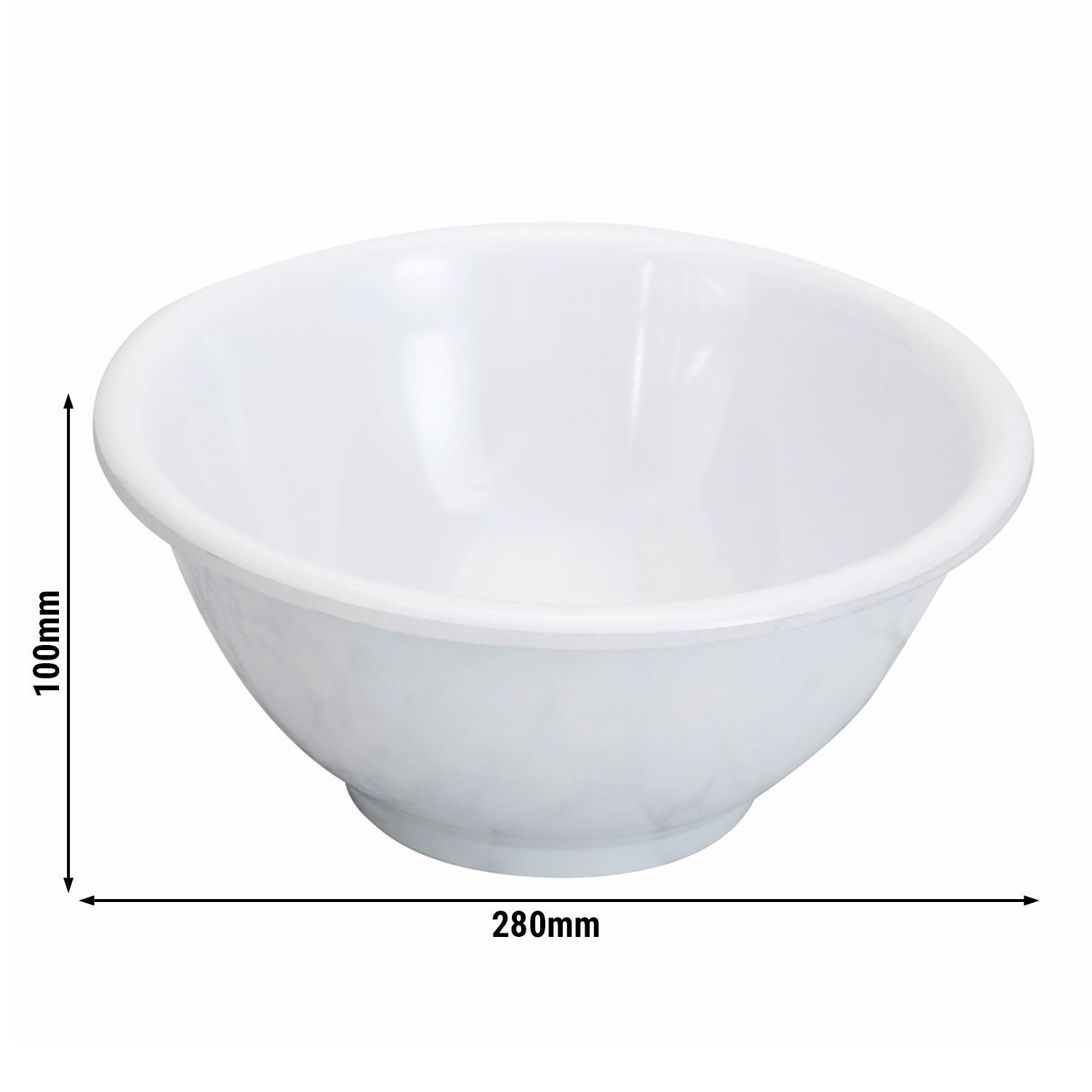 (10 pièces) Bol en mélamine pour présentoir/ support de buffet - Ø 280 mm