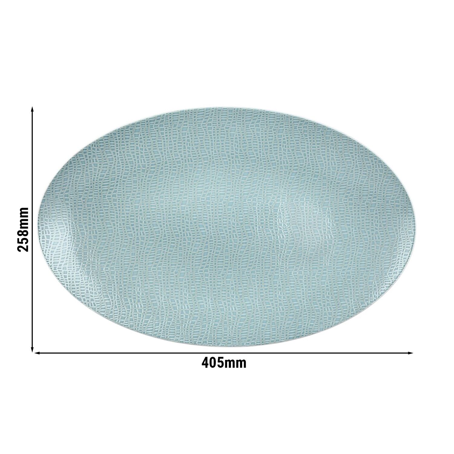 (2 pièces) SELTMANN WEIDEN | Plat de service - 400x255 mm - Turquoise         