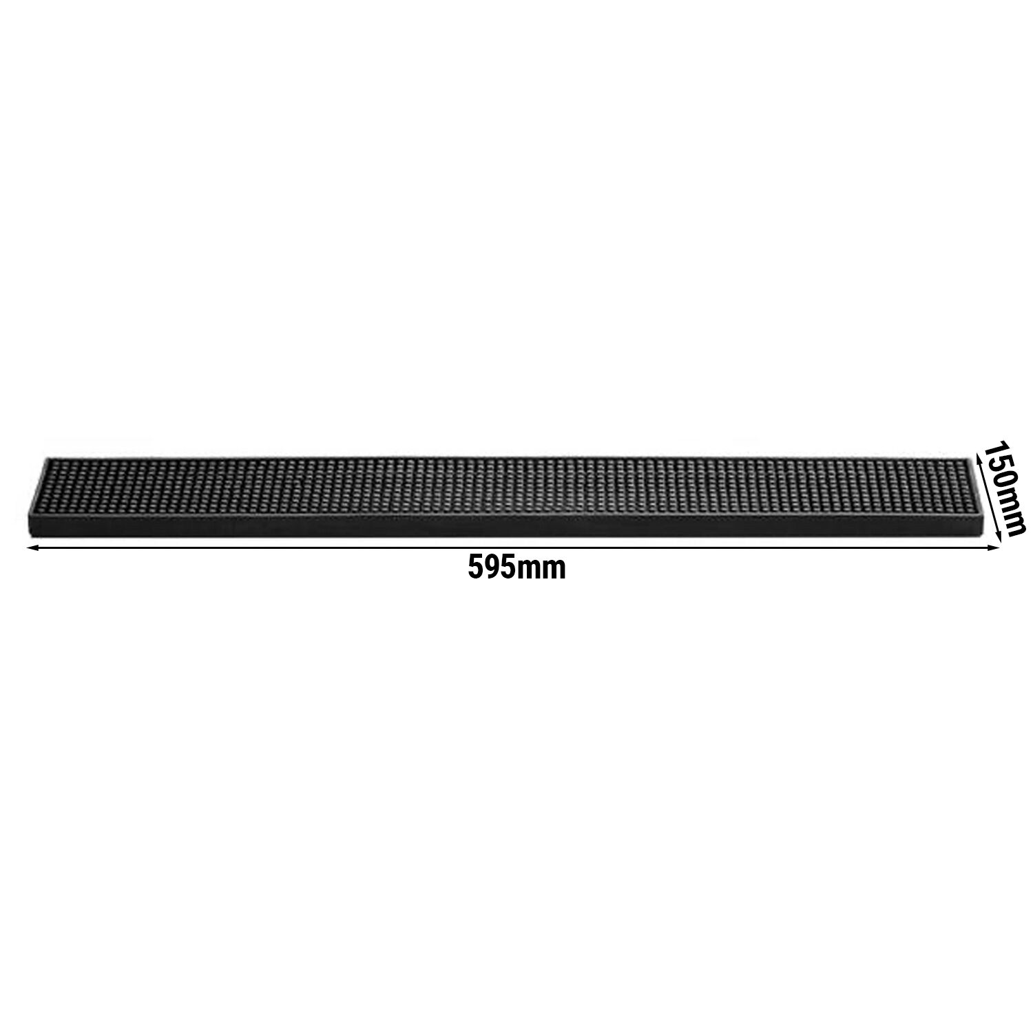 (6 pièces) Tapis de bar – 595 × 80 mm – plastique