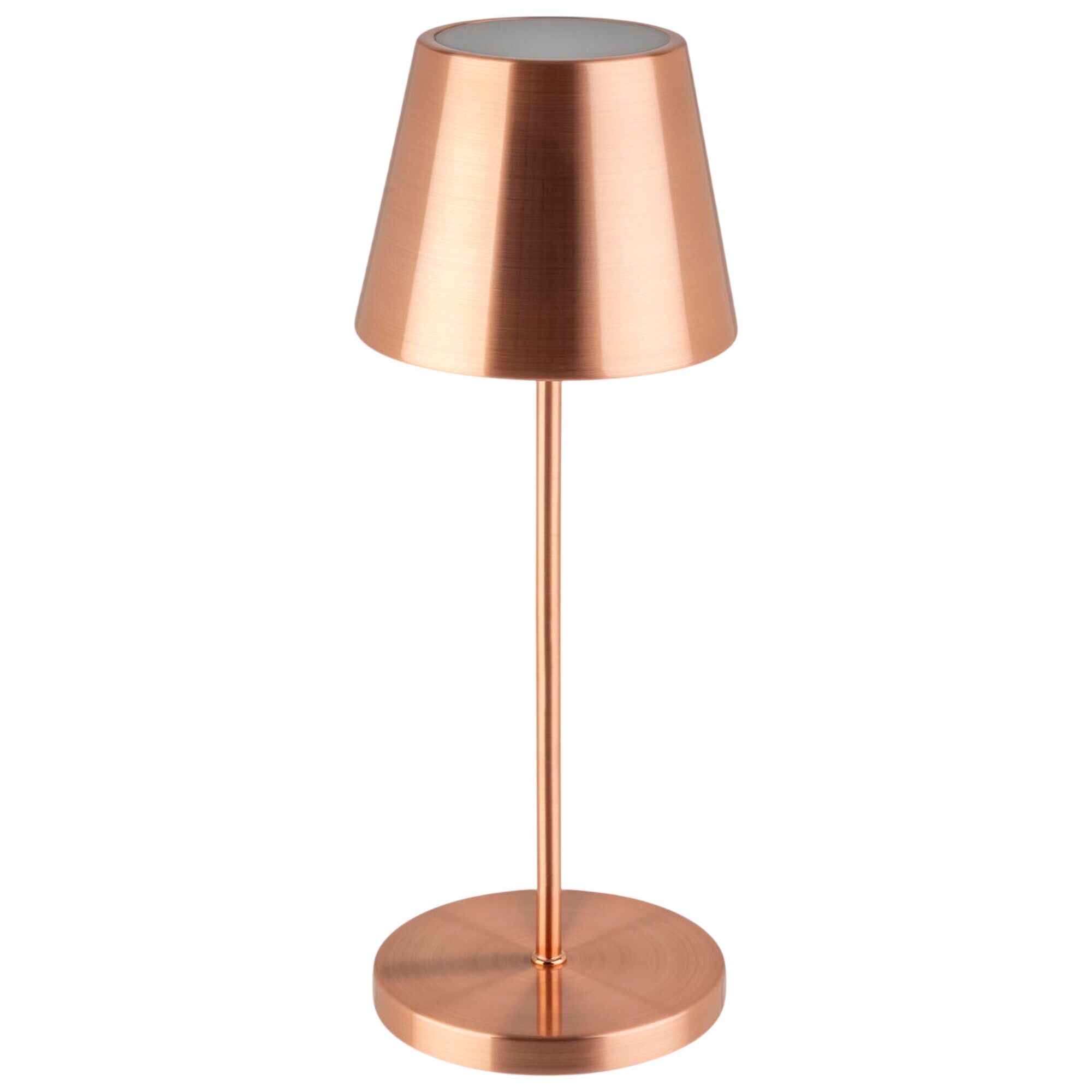 (4 pièces) Lampe de table – MERLE – dimmable en 3 niveaux – Ø 110 mm – Cuivre