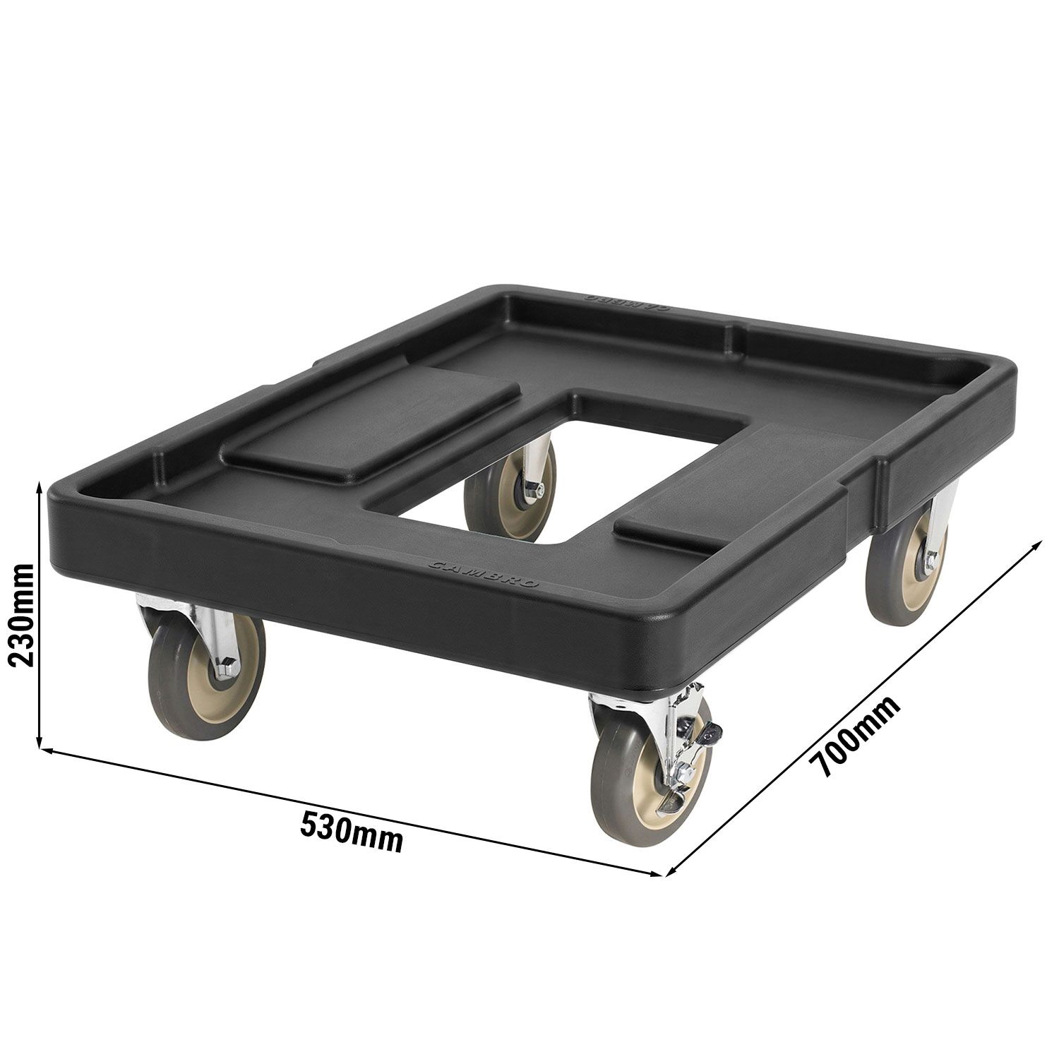 CAMBRO | ULTRA PAN CARRIER® - CamDolly® - Carrello per UPCS400401, UPC400110 e UPC400401 - Blu ardesia