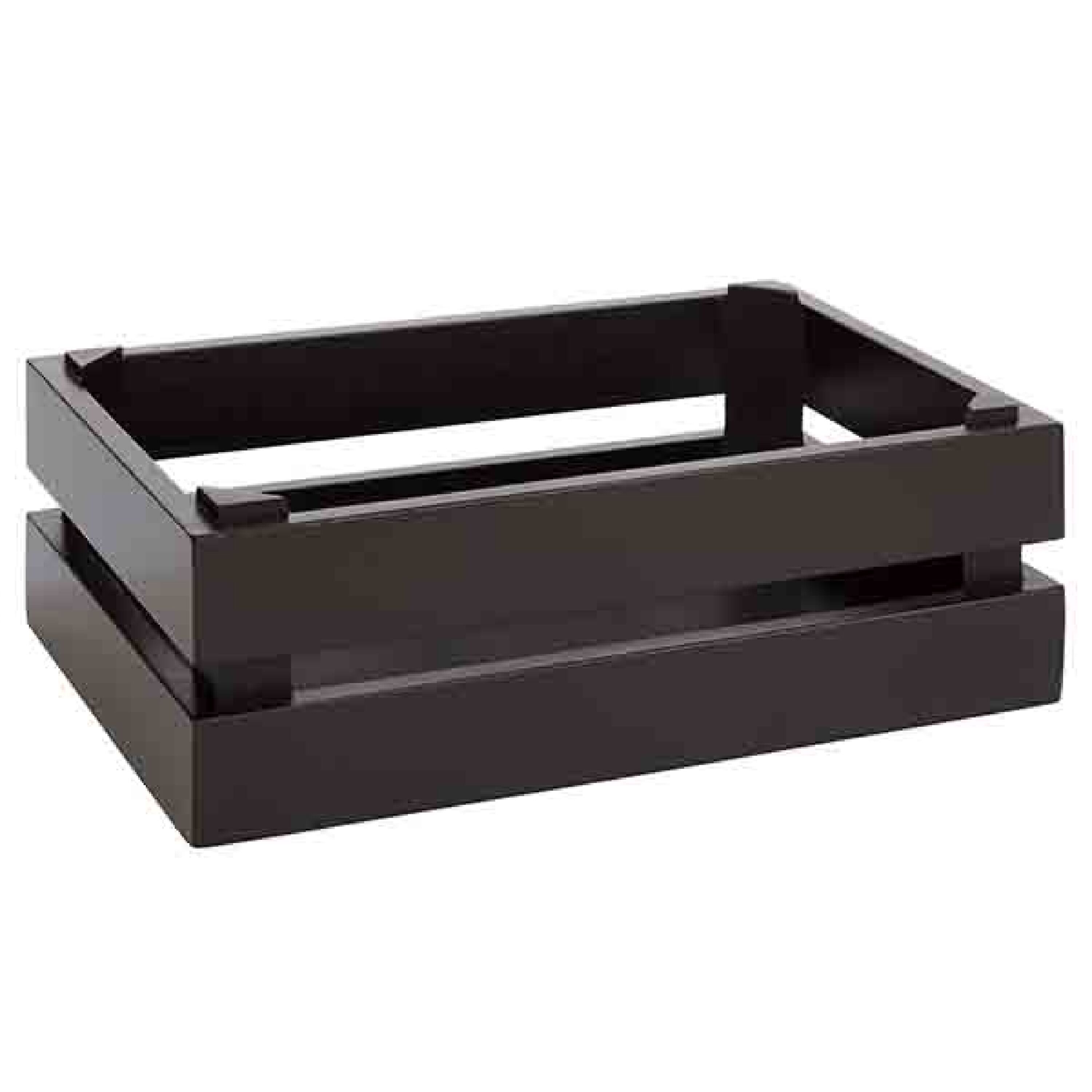 Caisse pour buffet - SUPERBOX - Bois - Noir - Hauteur:105mm