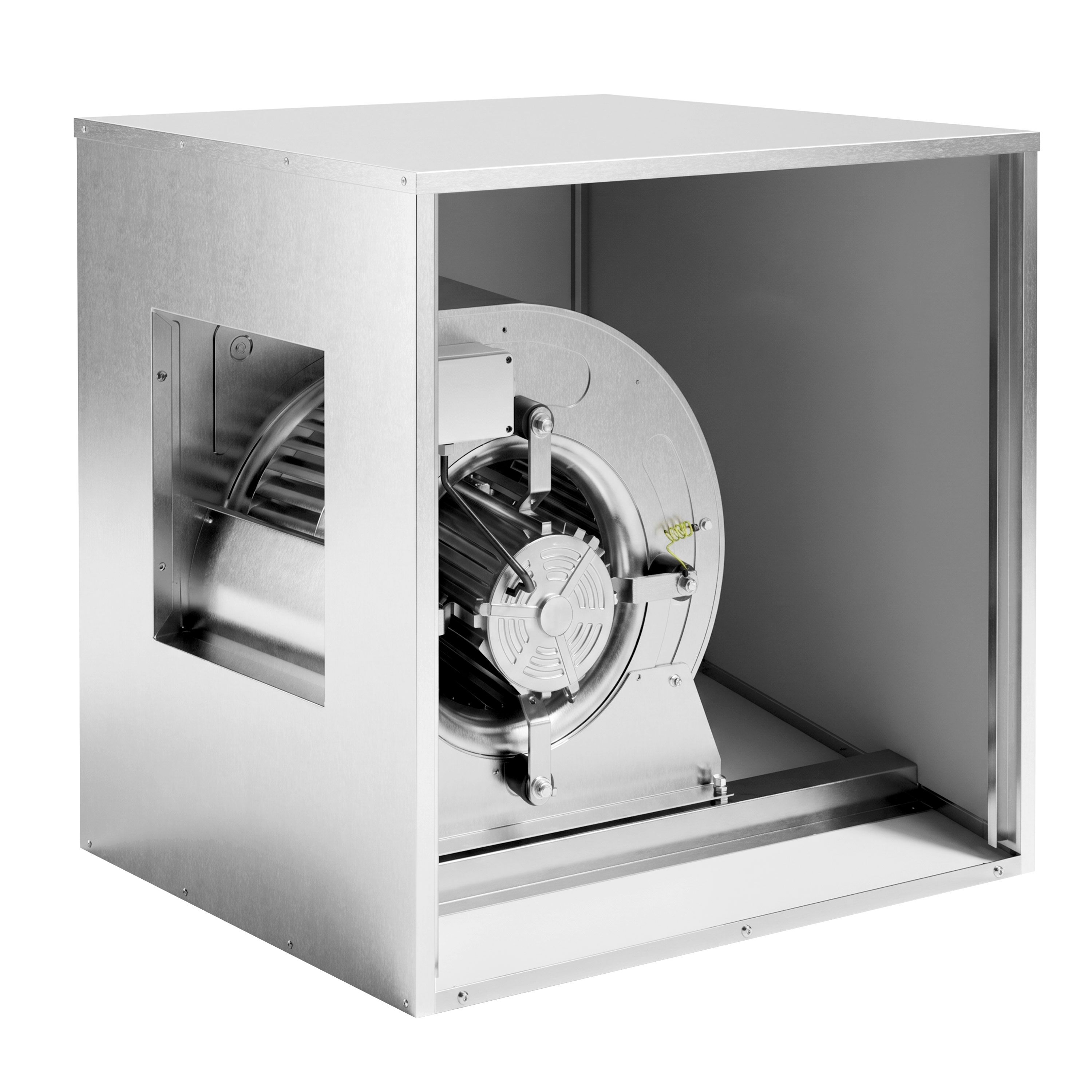 Caisson de ventilation - Ventilateur caisson pour hotte - 9300m³/h - 400V Triphasé