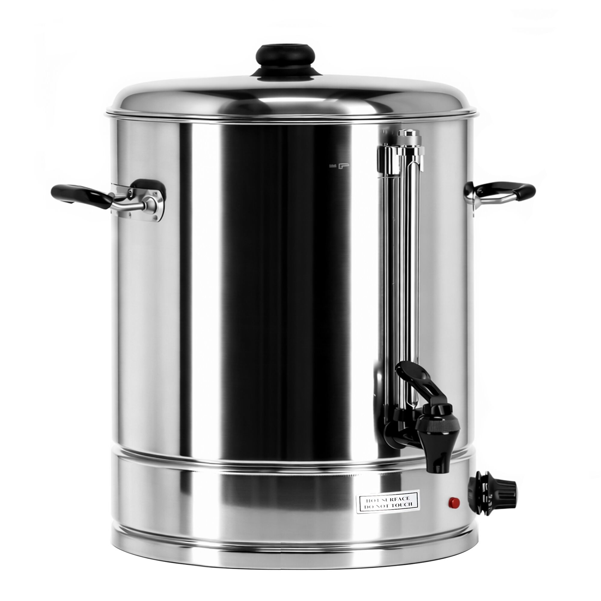 Vattenkokare och glöggvärmare - 21 l - 3 kW - rostfritt stål - med tappkran - justerbar termostat