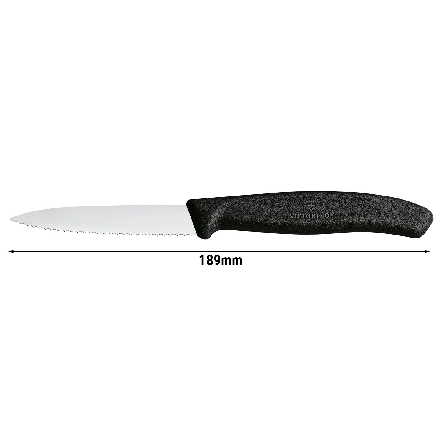 VICTORINOX | SWISS CLASSIC - Couteau à légumes à lame crantée - Lame: 80mm
