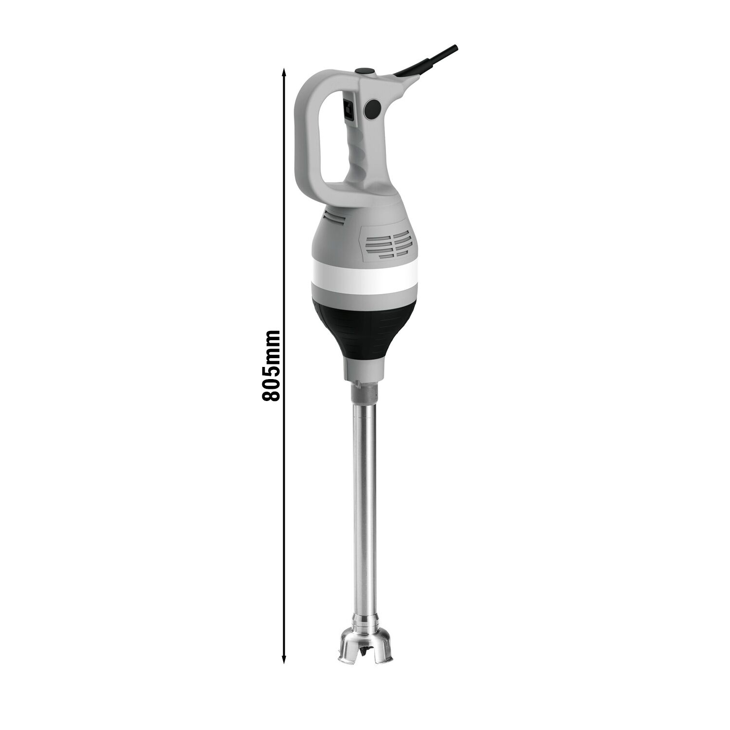 Mixeur plongeant professionnel - pied démontable inclus - pied 350mm - 750 W - 1 vitesse