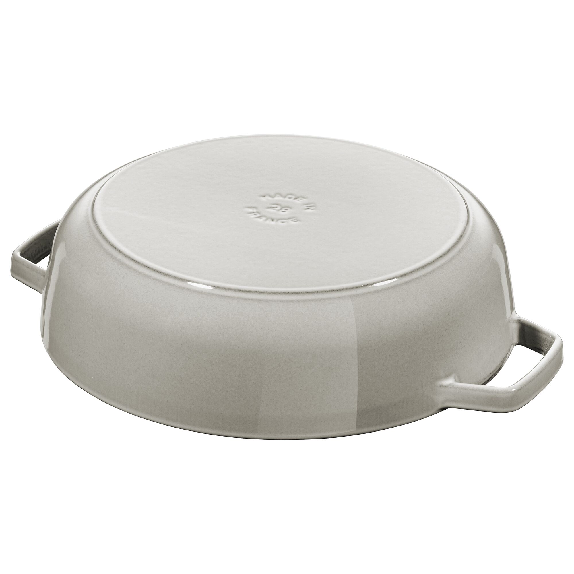 STAUB | BRAISERS - Bräter mit Chistera Drop-Structure - Ø 280mm - Gusseisen - Weisser Trüffel