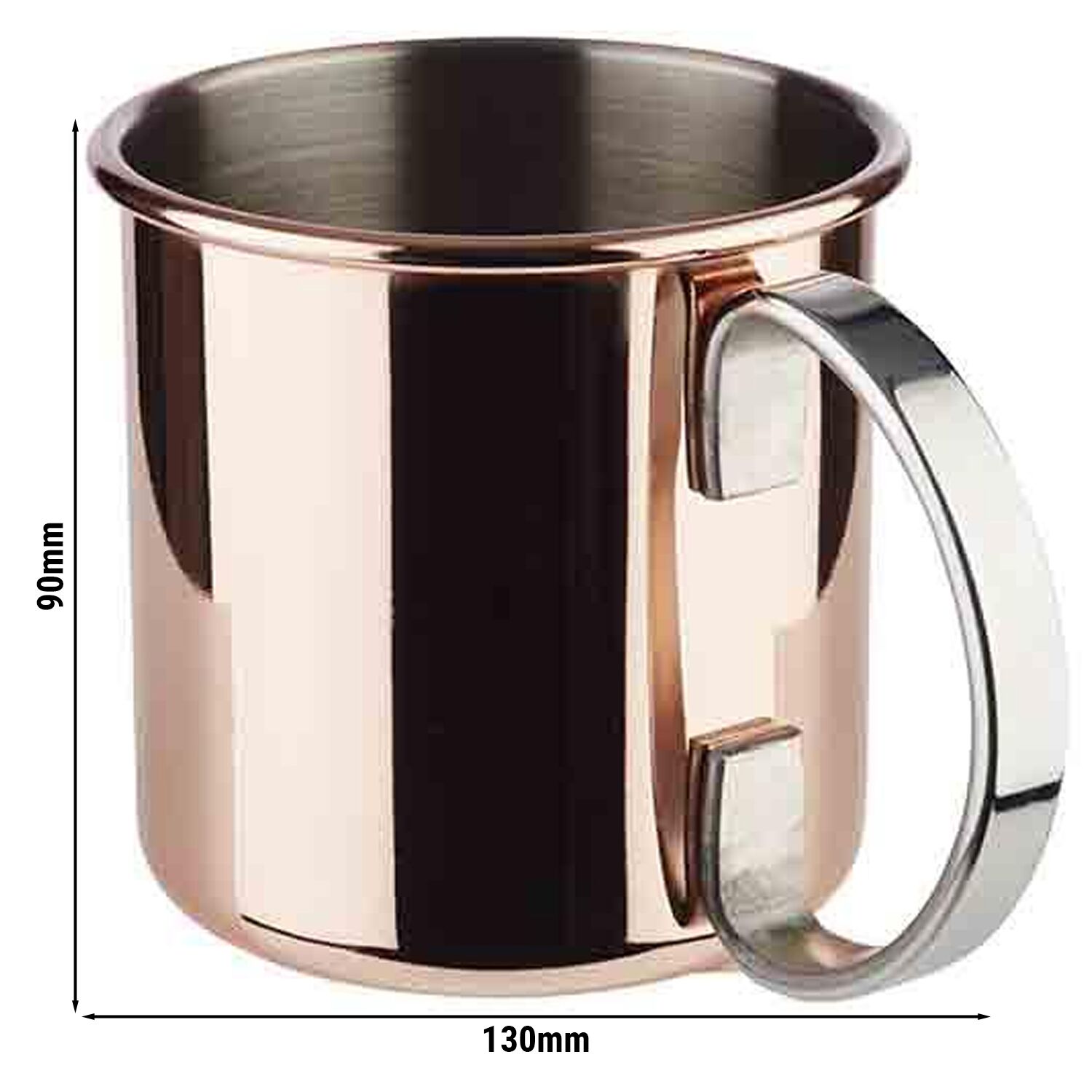 (6 pcs) Gobelet à milkshake MOSCOW MULE - 450ml - Cuivre