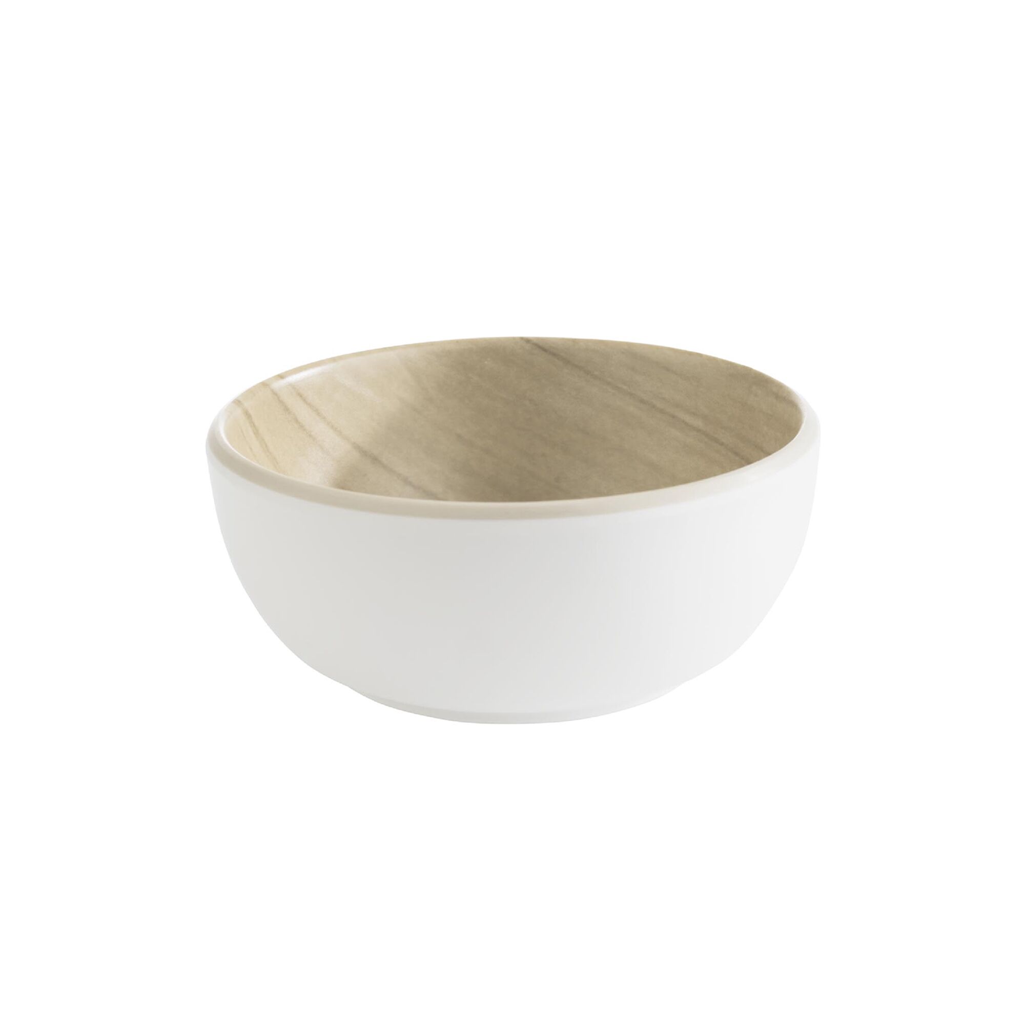 (6 pièces) Bol - FRIDA - Mélamine - 0,1 litre - Ø 85 mm - Blanc