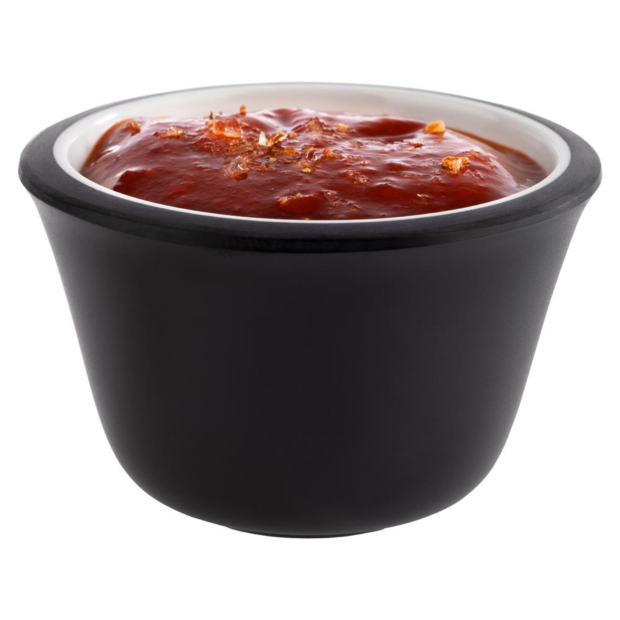 (6 pièces) Coupelles à sauce - lot de 6 - Melamine - 40 ml - Ø 60 mm - Noir