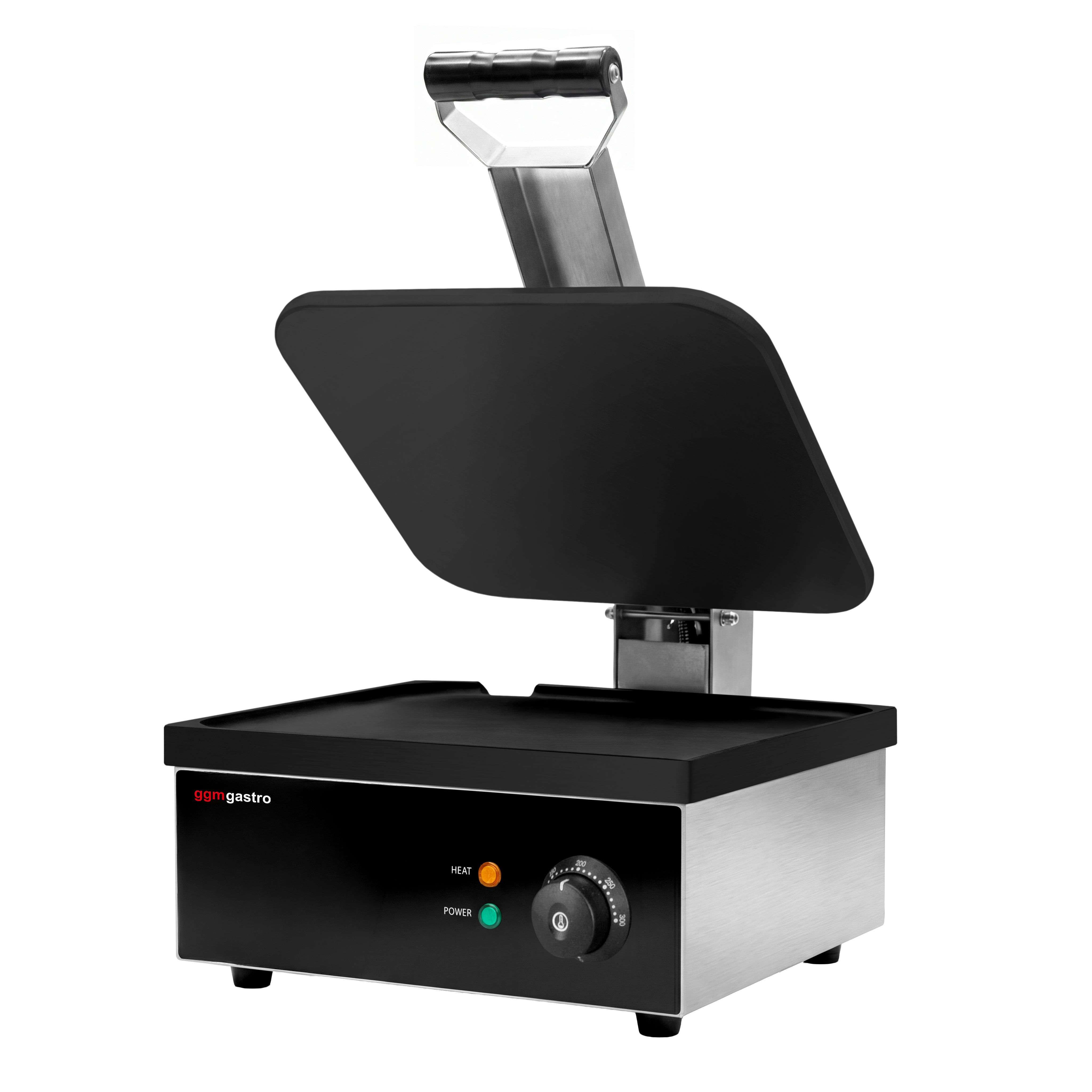 Presse à Panini / Gril de contact - 2,2kW -  Plaques lisses - Surface de cuisson : 350x330mm