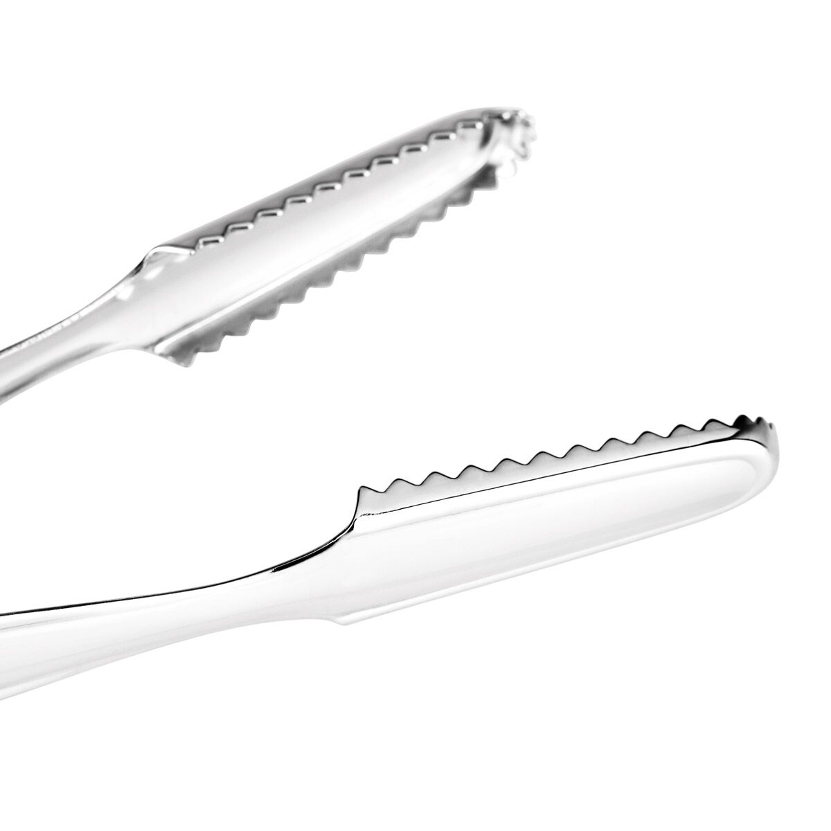 (4 pcs) Pince à glaçons - Embouts dentelés - Longueur : 160mm - Acier inoxydable