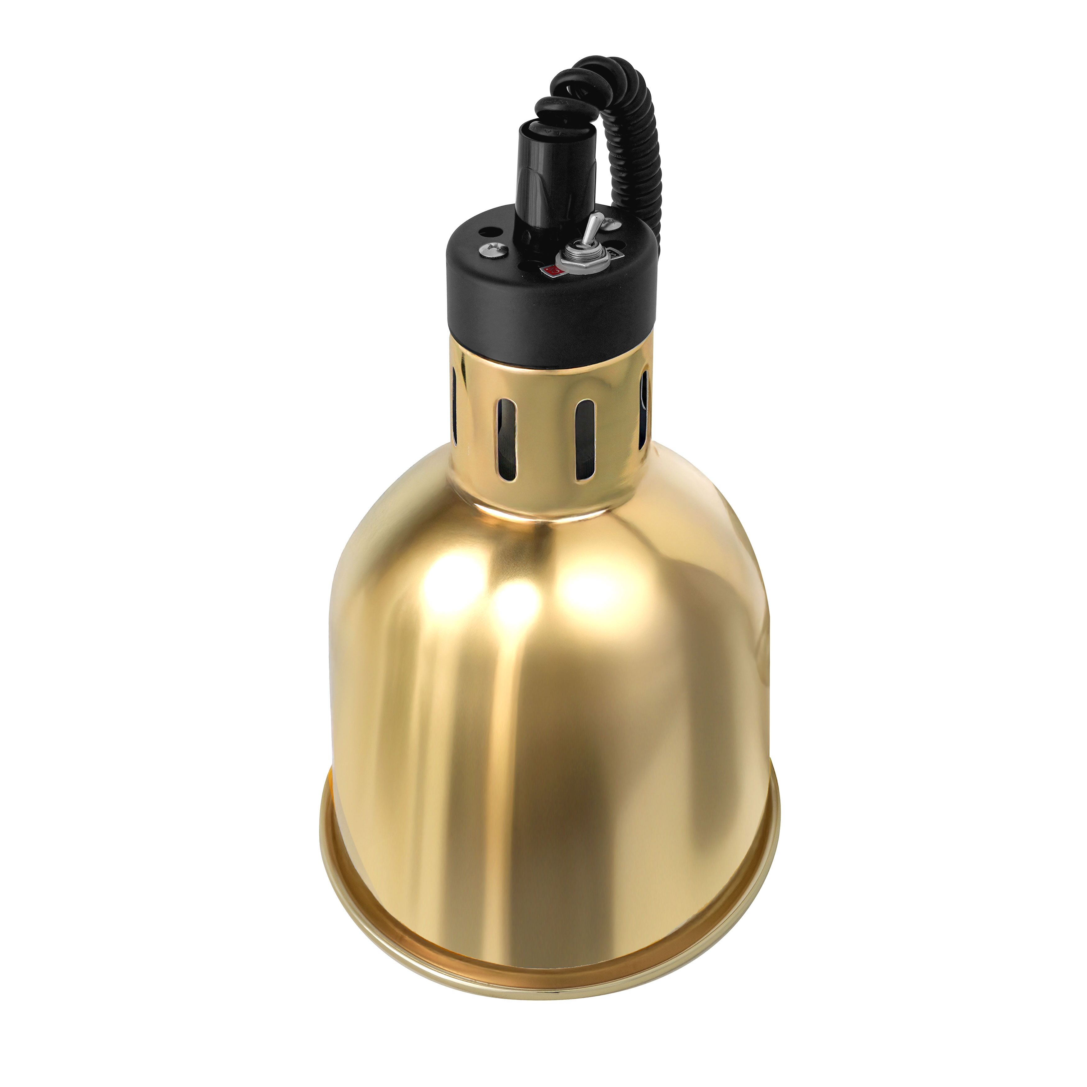 Lampe chauffante infrarouge – 275 watts – Ø 175 mm – Or