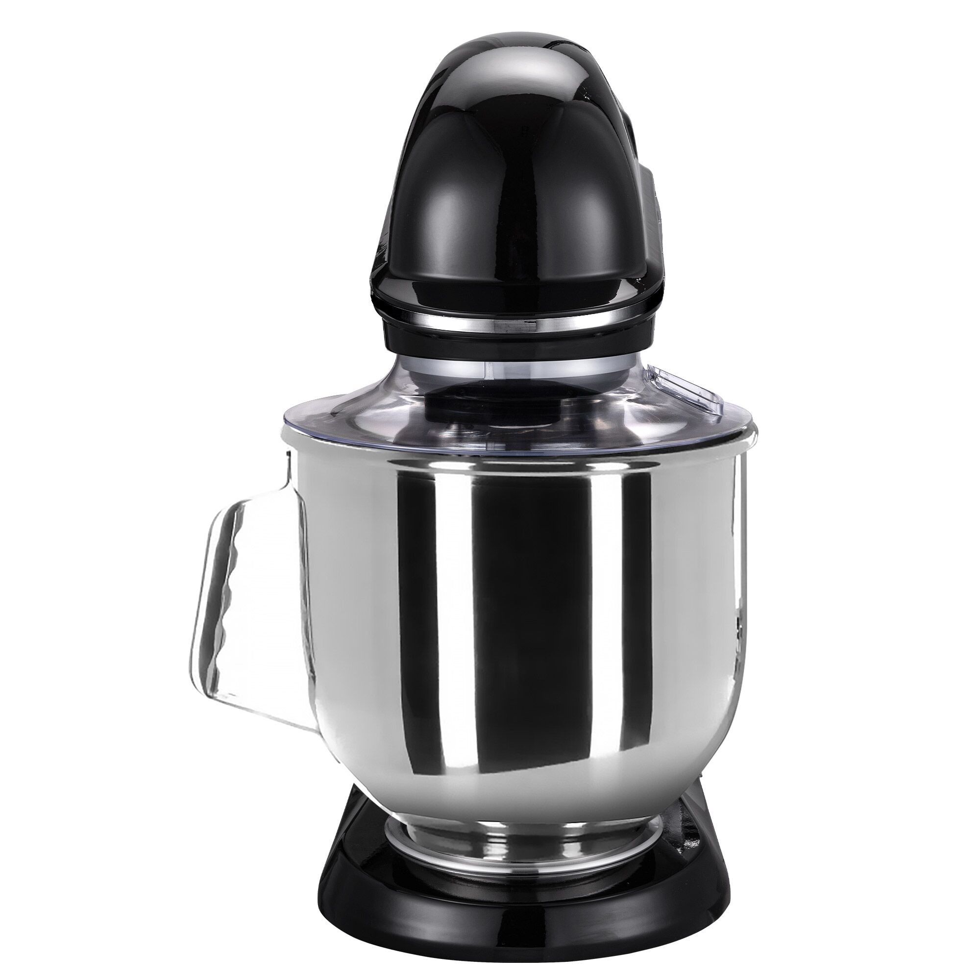 Countertop Commercial Planetary Mixer - 7L - 350W - incl. 3 attachments - Black Matt