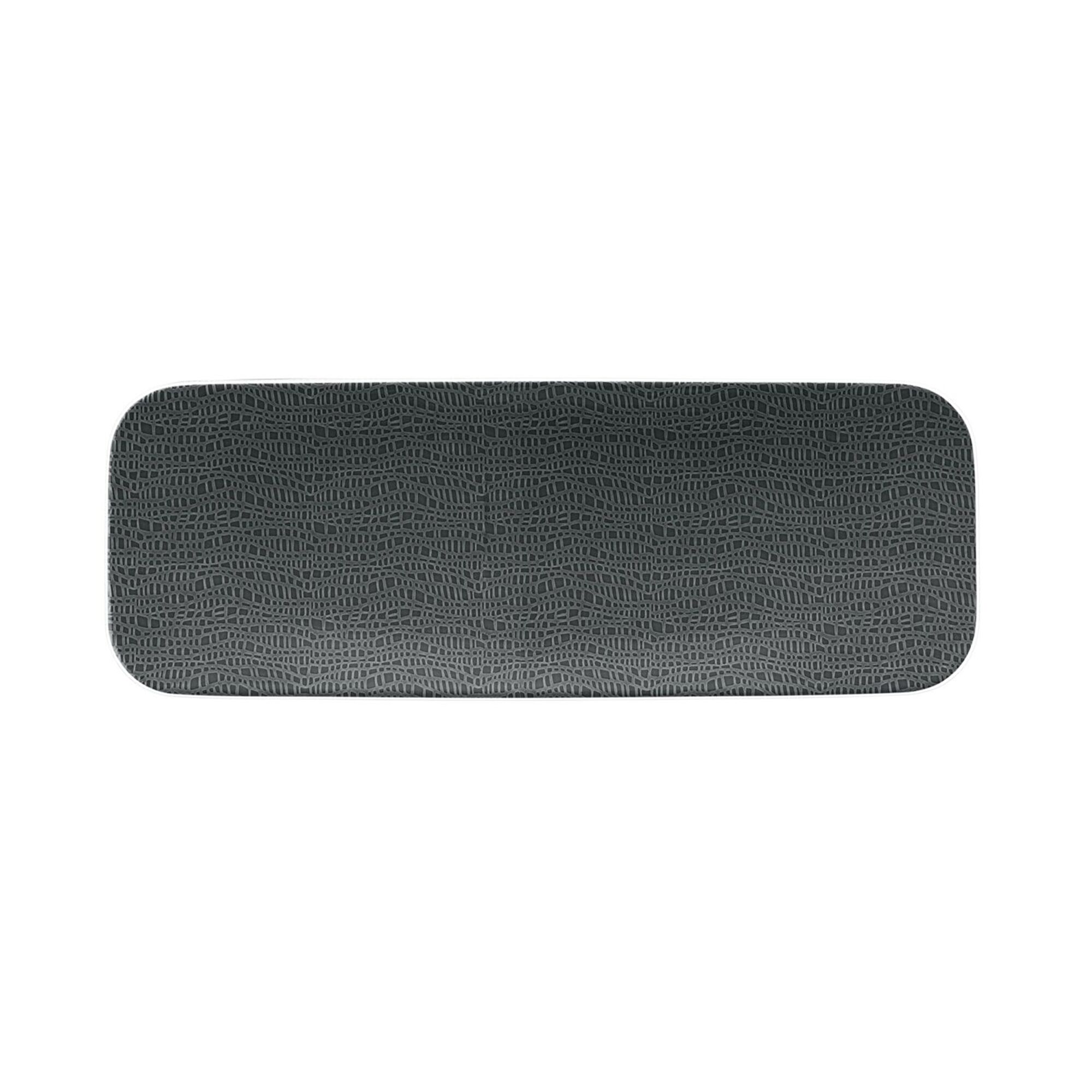 (2 pièces) SELTMANN WEIDEN | Assiette coupe – plate rectangulaire – 380 × 140 mm – Anthracite