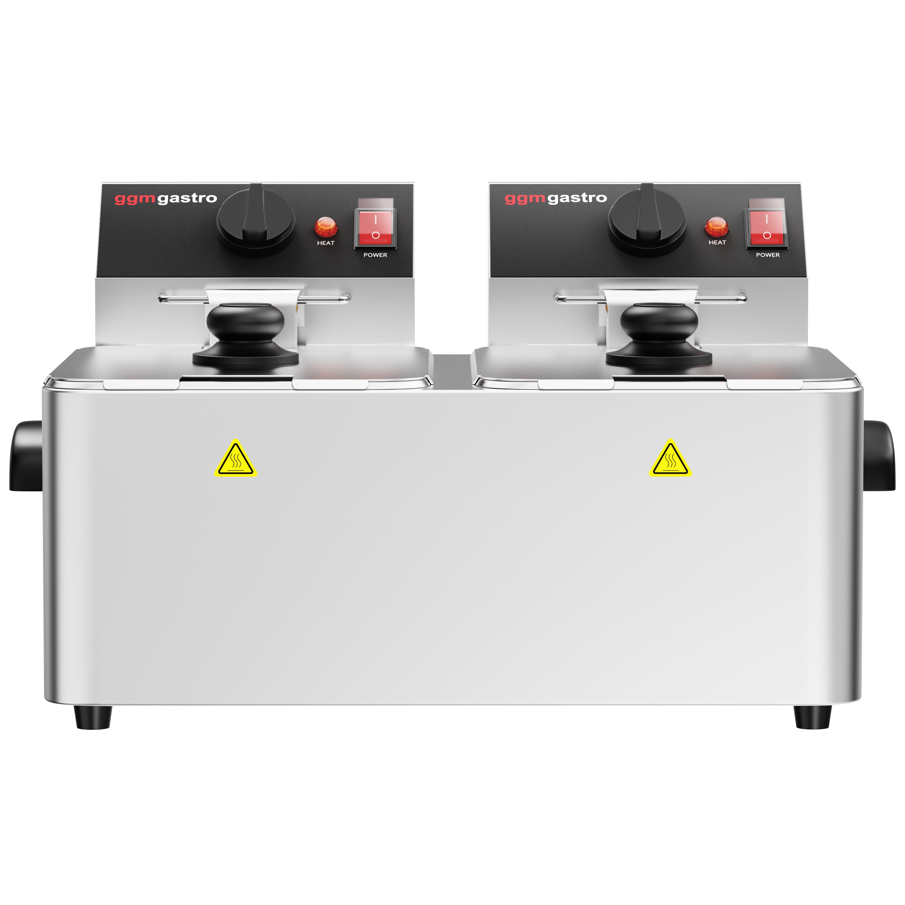 Friteuse électrique double – 4+4 litres – 5 kW