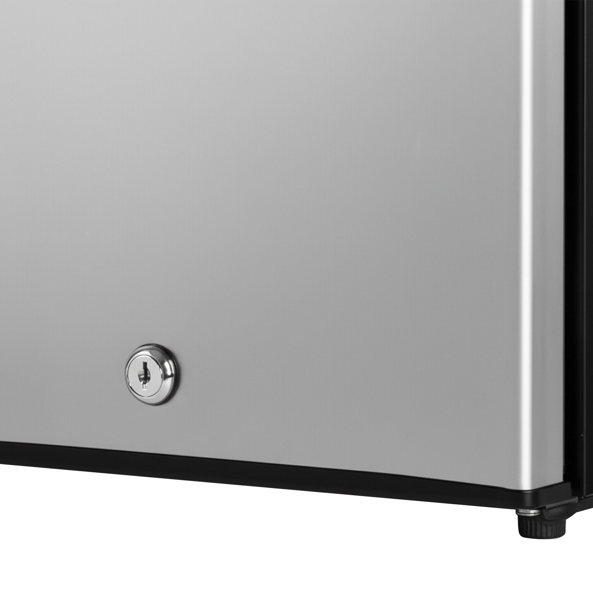 Mini congélateur - 440mm - 60L - avec 1 porte & serrure - Noir - porte réversible