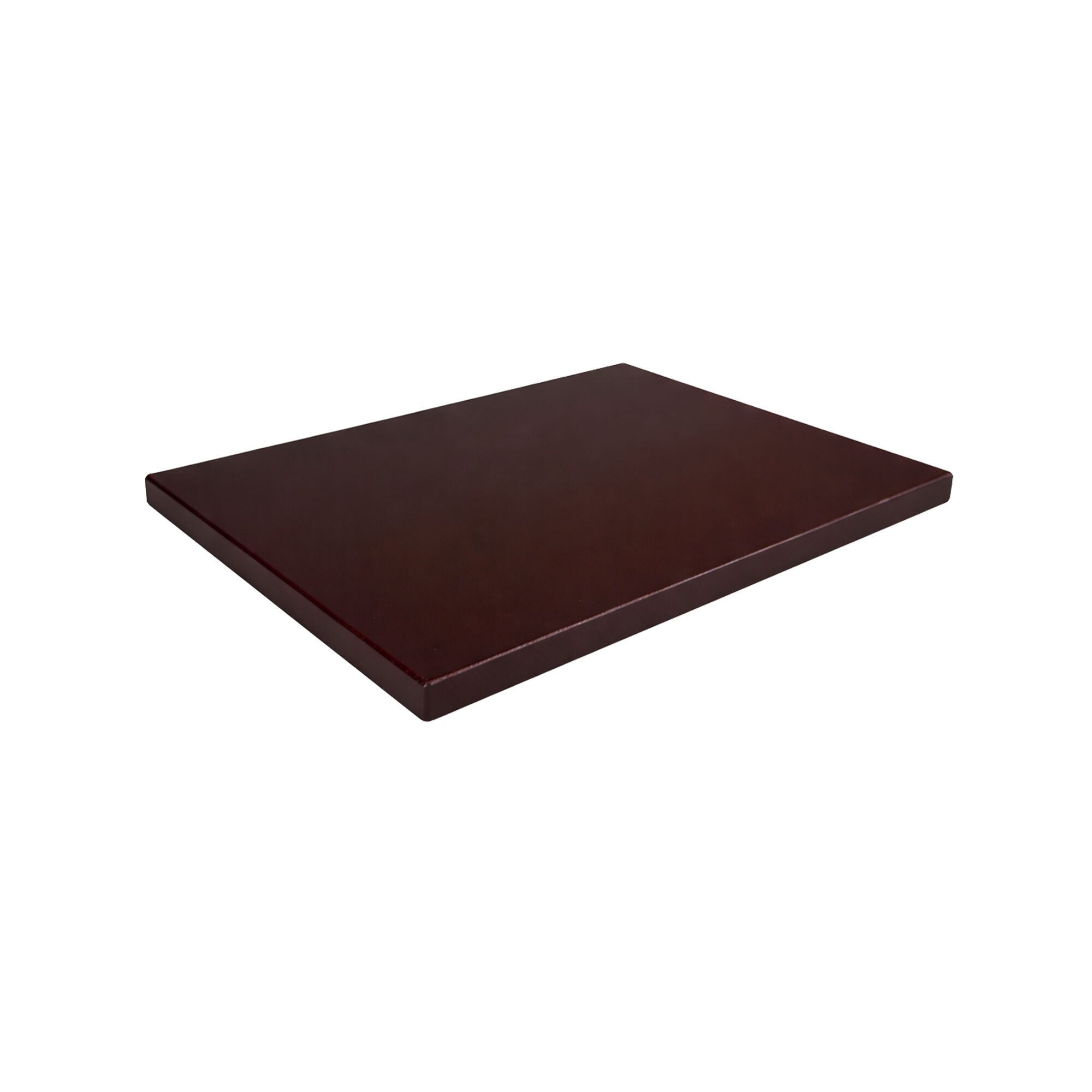 Planche à découper - 250x400mm - Épaisseur: 20mm - Conforme HACCP - Polyéthylène - Marron