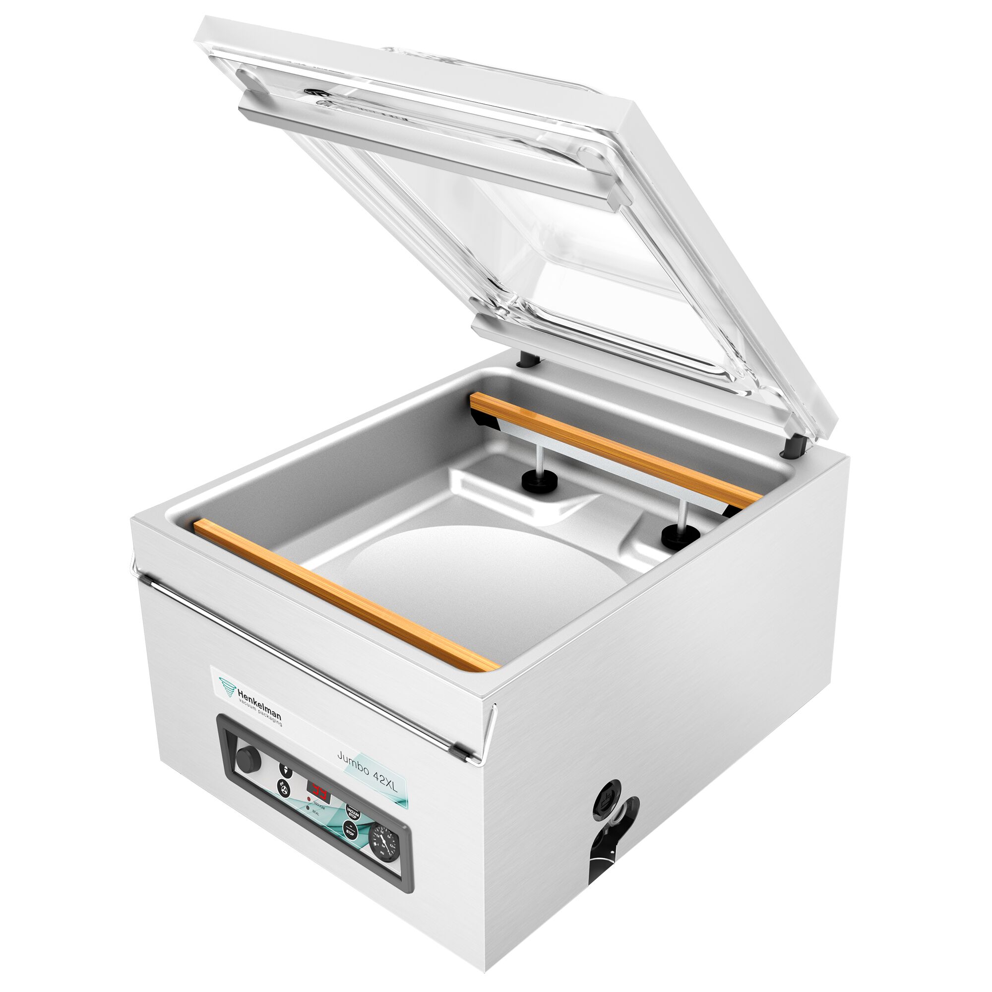 HENKELMAN | Jumbo 42XL – Machine sous vide à cloche – 16 m³/h – 600 watts – numérique