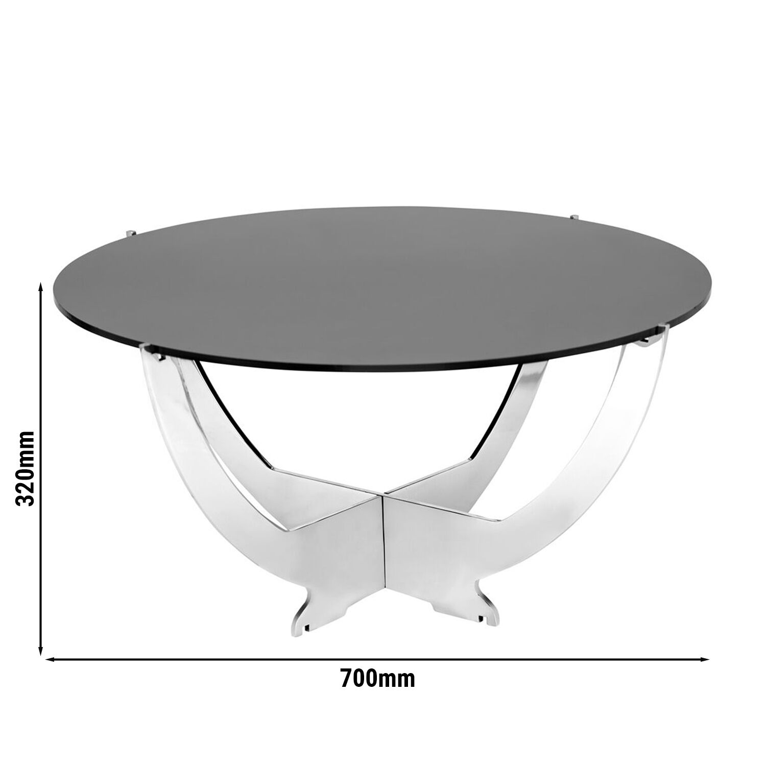 Buffet Stand - Octopus - Chrome - round - Ø700mm