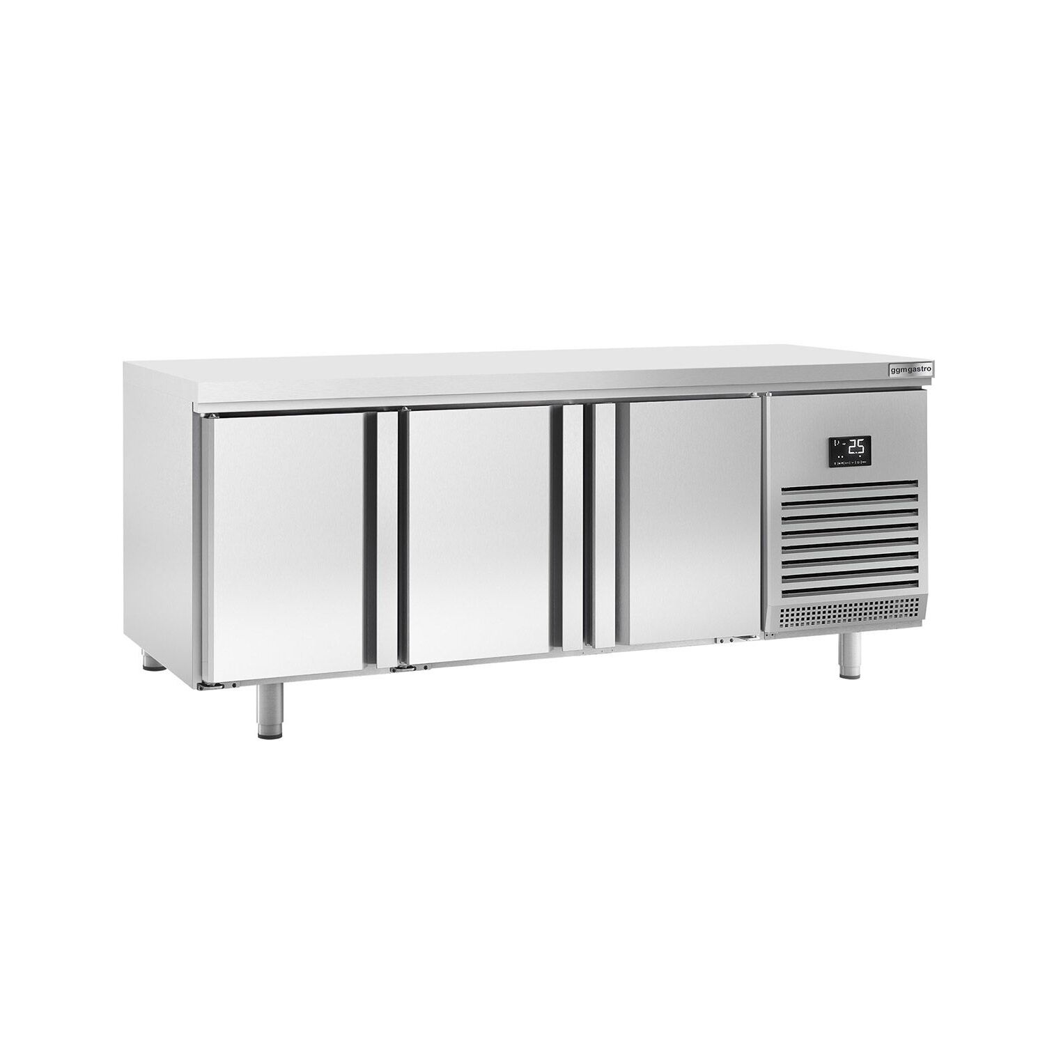 Table réfrigérée de boulangerie PREMIUM PLUS - 2185x800 mm - avec 3 portes