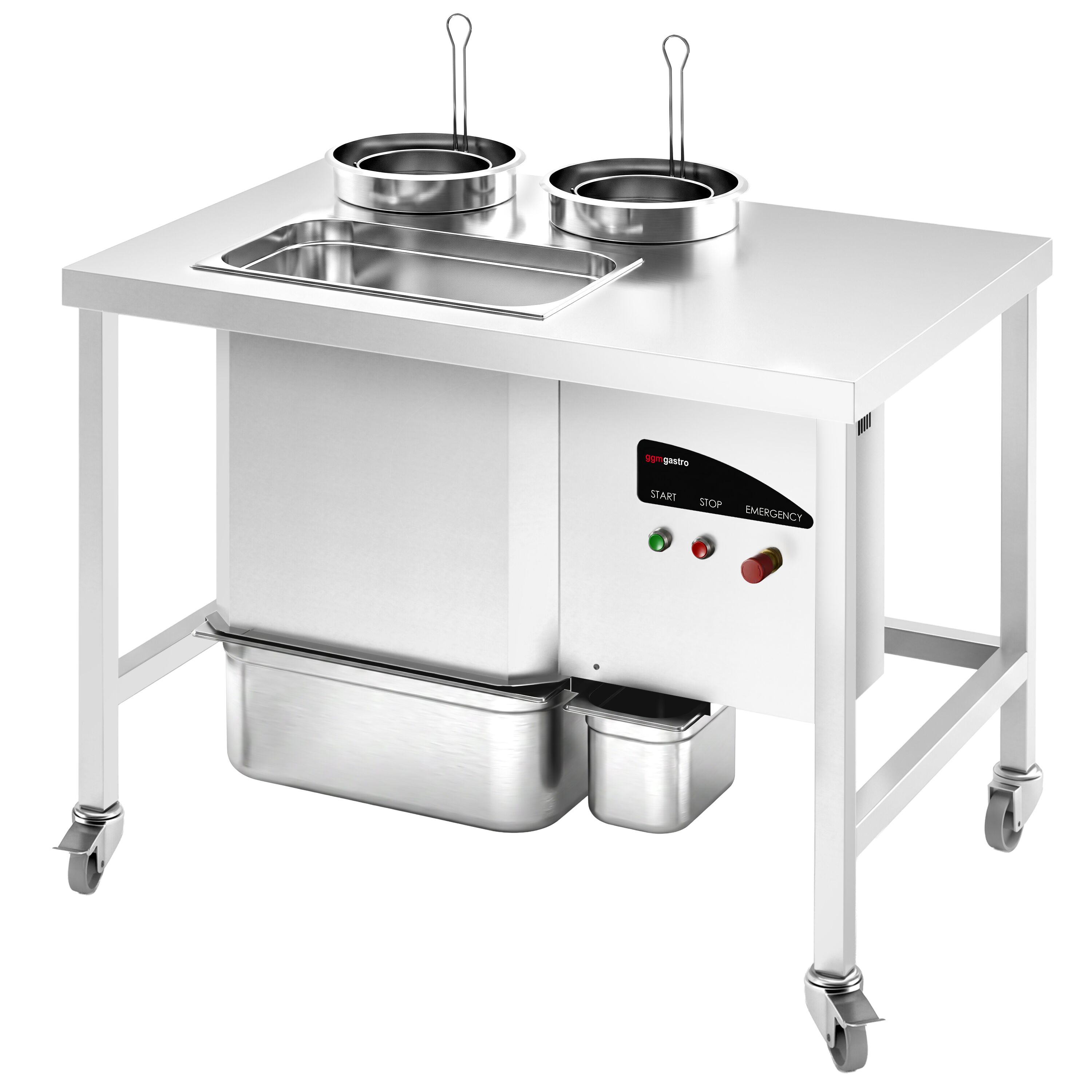 Paneringstation voor kip - 1130 mm - 5 kg/min