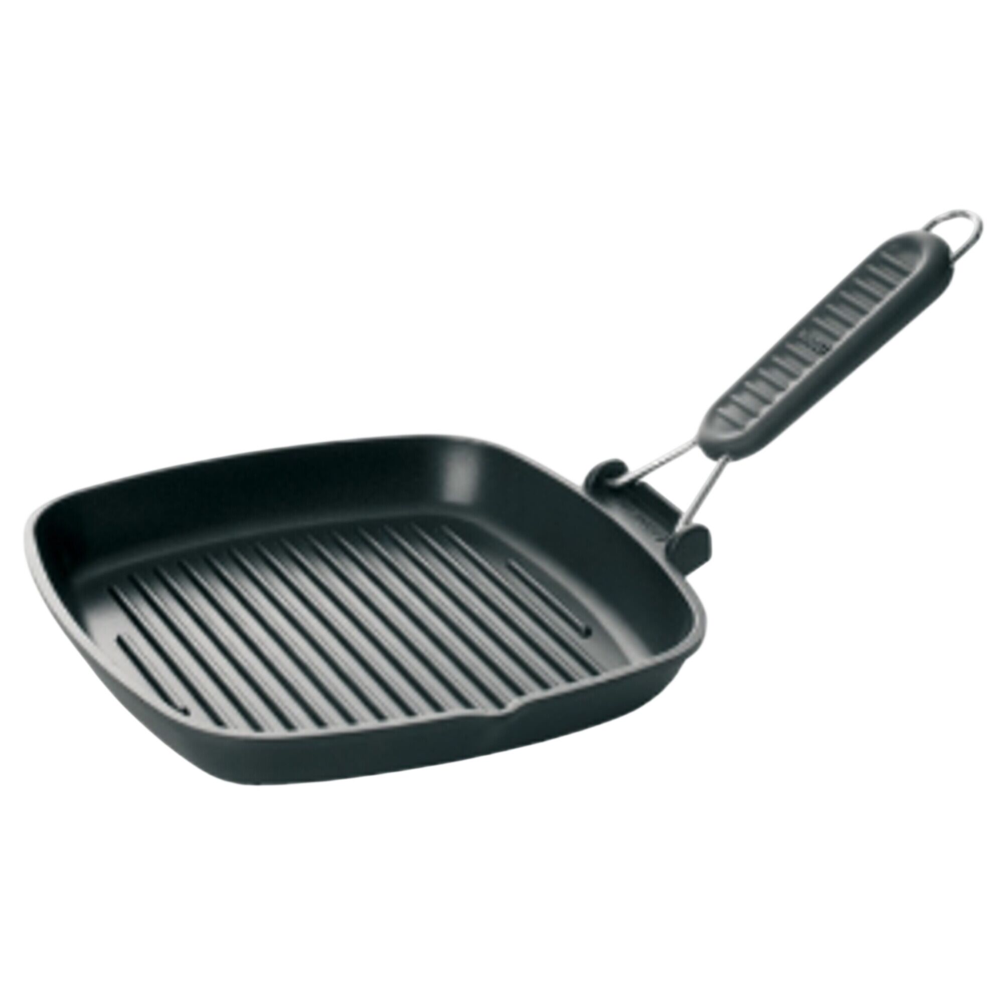 Plaque de cuisson PREMIUM - 260 x 260 mm - avec poignée rabattable en silicone