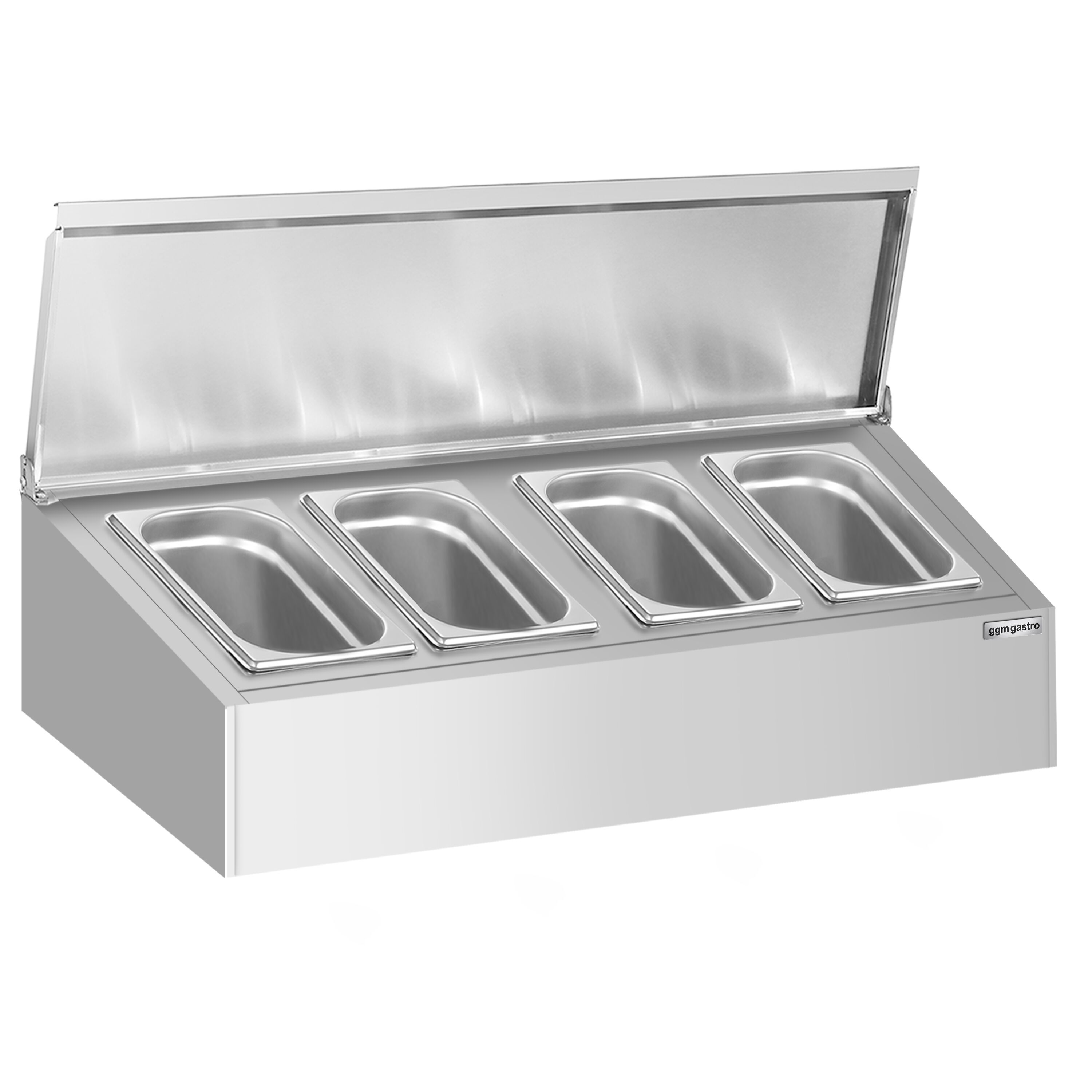 Étagère supérieure pour épices – 4 × GN 1/4