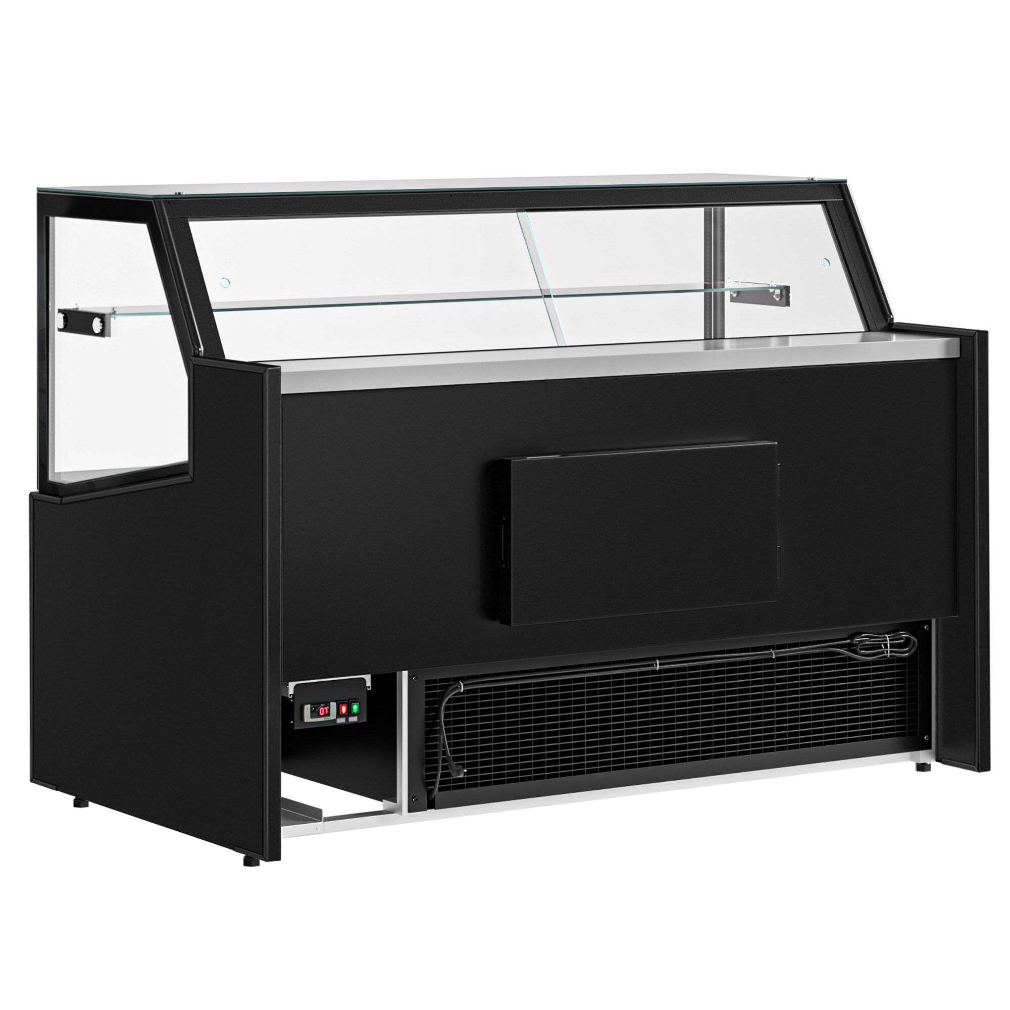 Comptoir réfrigéré - 1580x910mm - +0/+5°C - 230L - 1 étagère - Double vitrage