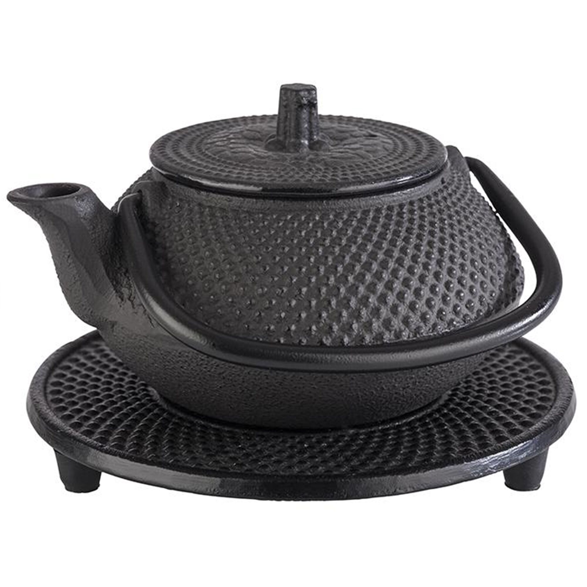 (6 pièces) Sous-verres - ASIA - Fonte - Ø 135 mm - Compatible avec les théières ASIA         