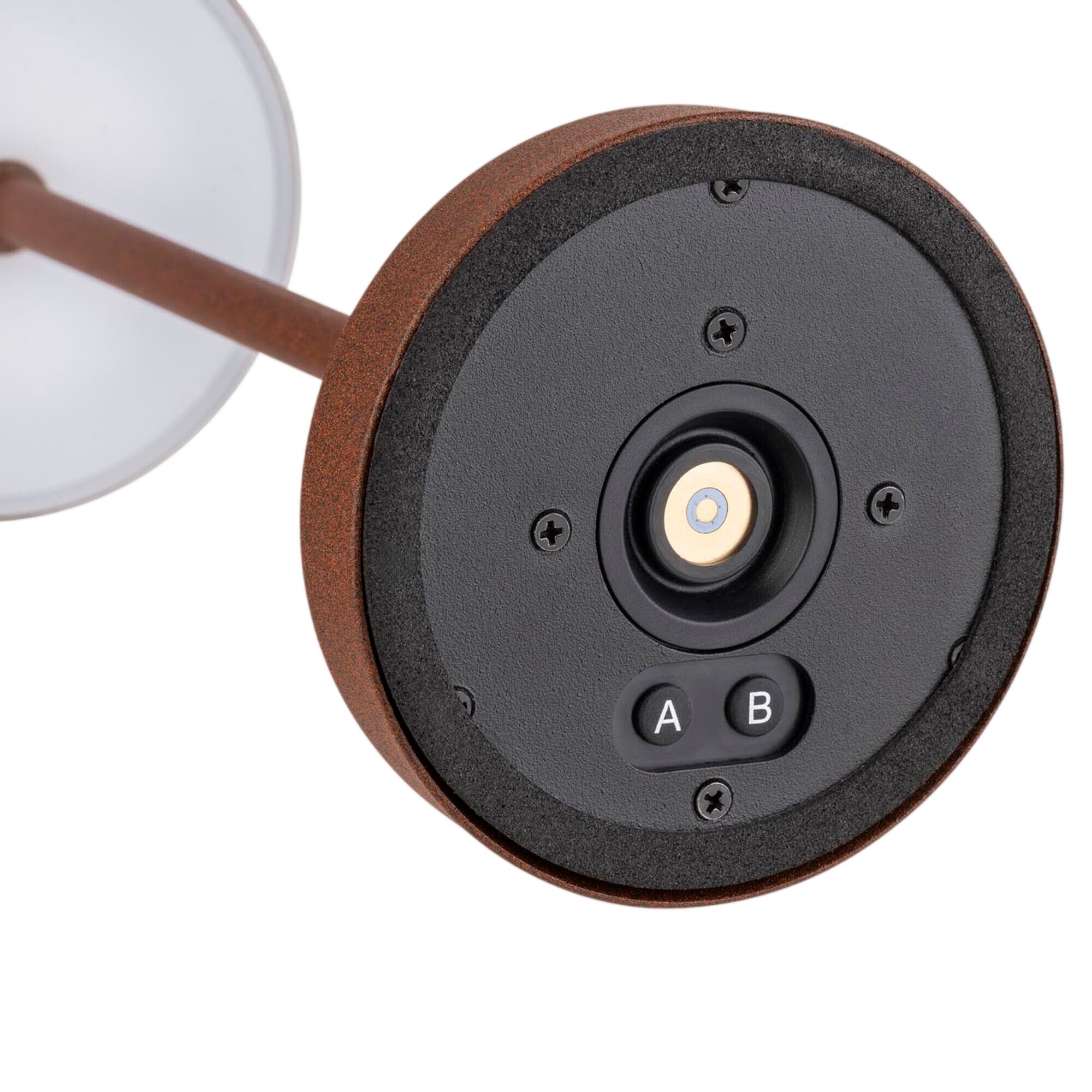 (4 pièces) Lampe de table – ALVA – dimmable en 3 niveaux – Ø 80 mm – Rouille