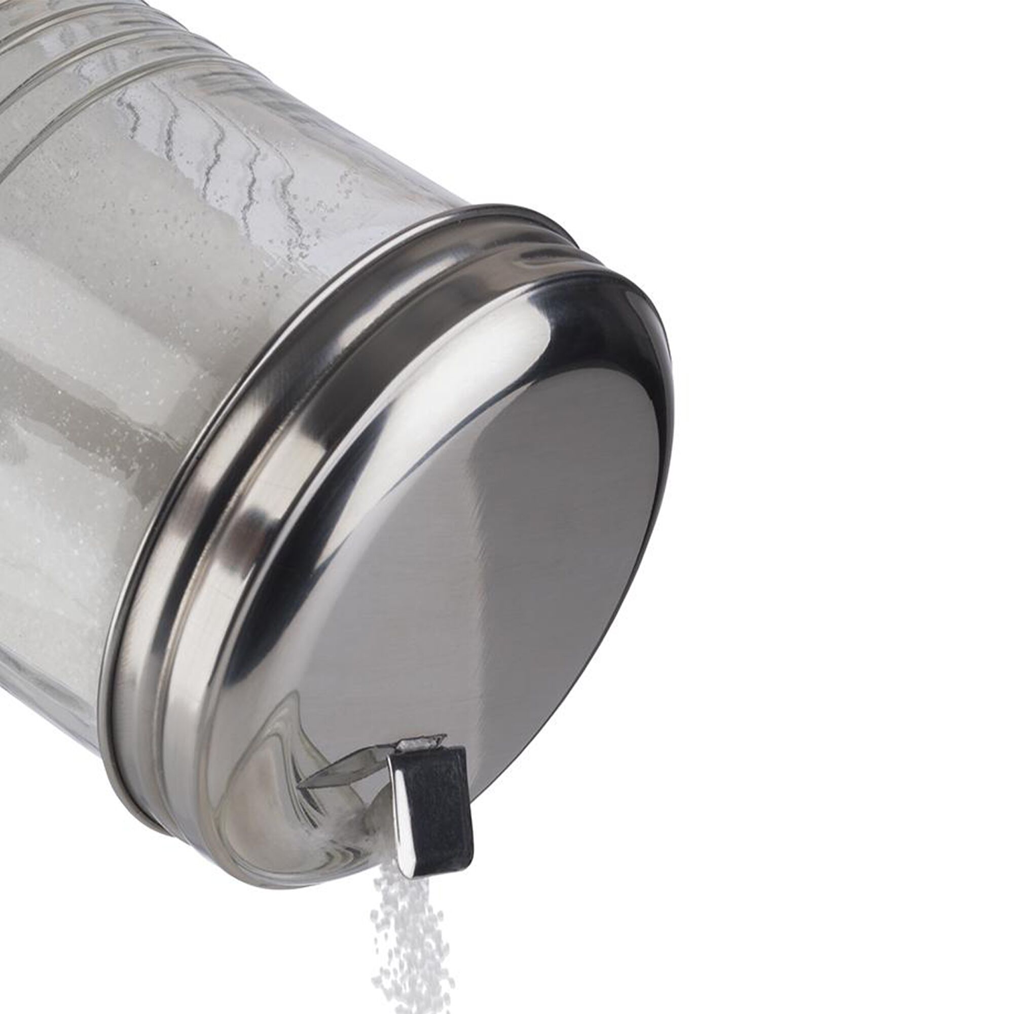 (6 pcs) Sucrier doseur - Rétro - Verre - 350ml - Hauteur:140mm