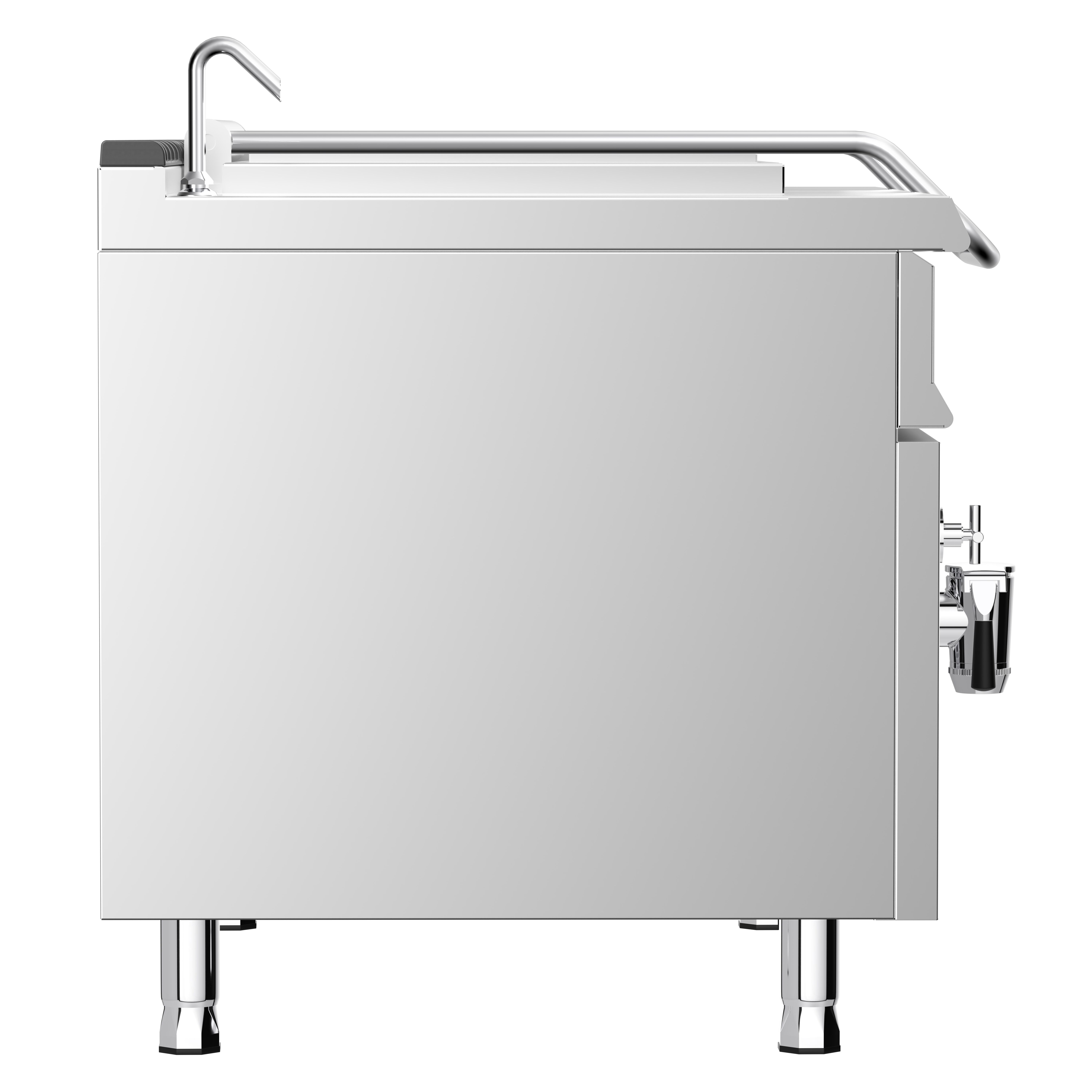 Marmite de Cuisson à Gaz - 250 Litres - 30 kW - Chauffage Direct - avec Raccordement à l’Eau