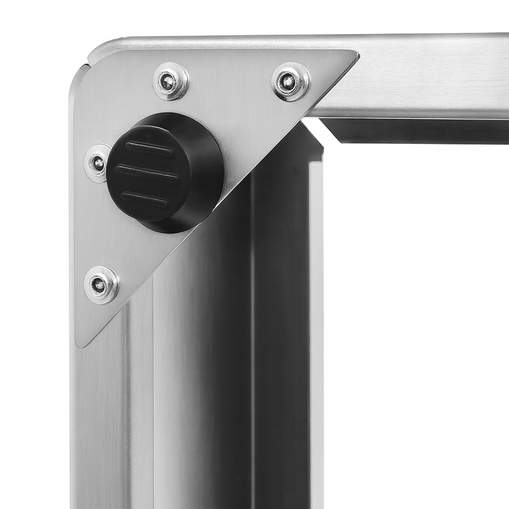 Couvercle de présentation roll-top - Dôme - GN 1/1 - Acier inoxydable - 540x335mm - Hauteur:255mm - incl. bac GN 1/1, deux packs de froid