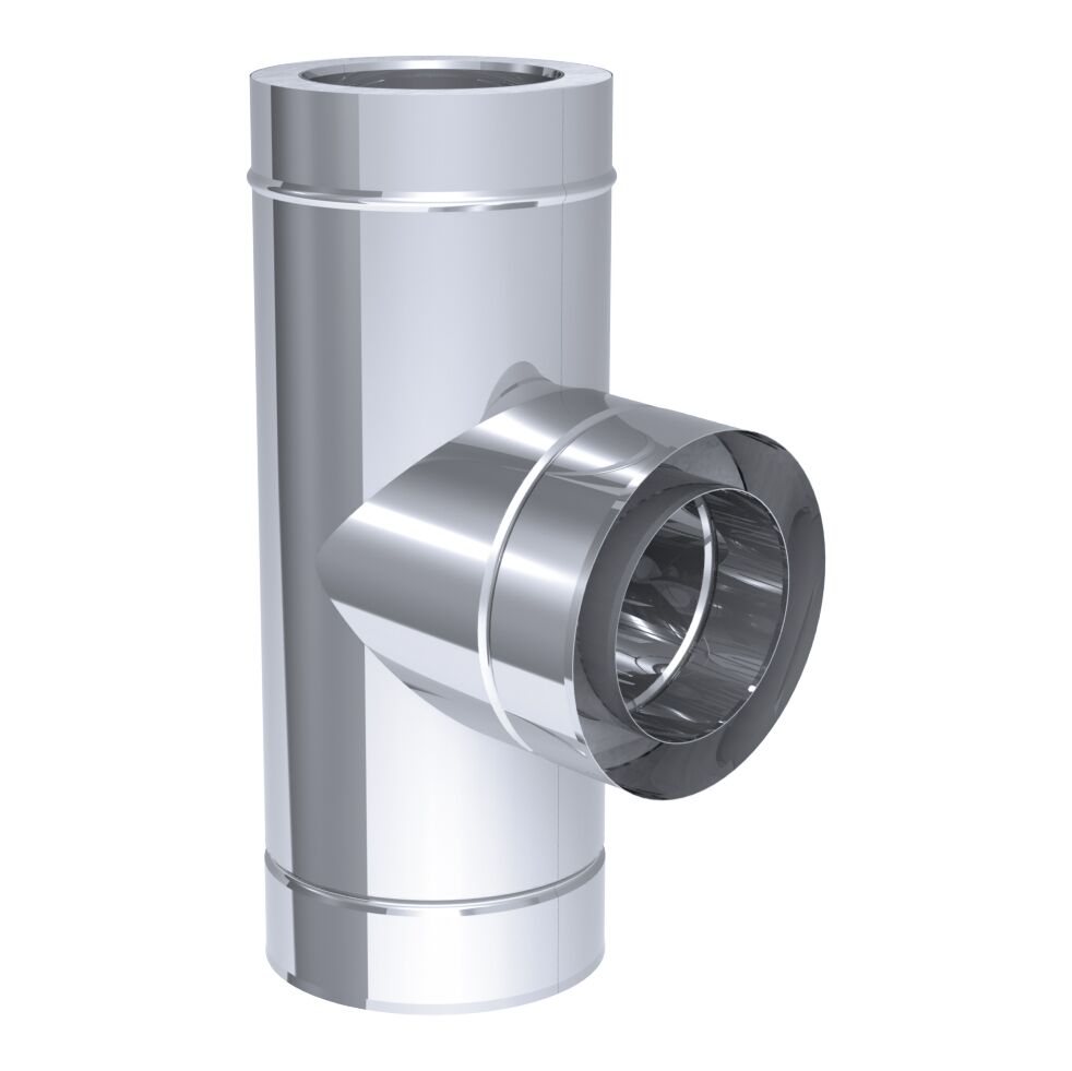 Raccordo a T 90° - in acciaio inox - Ø 450mm