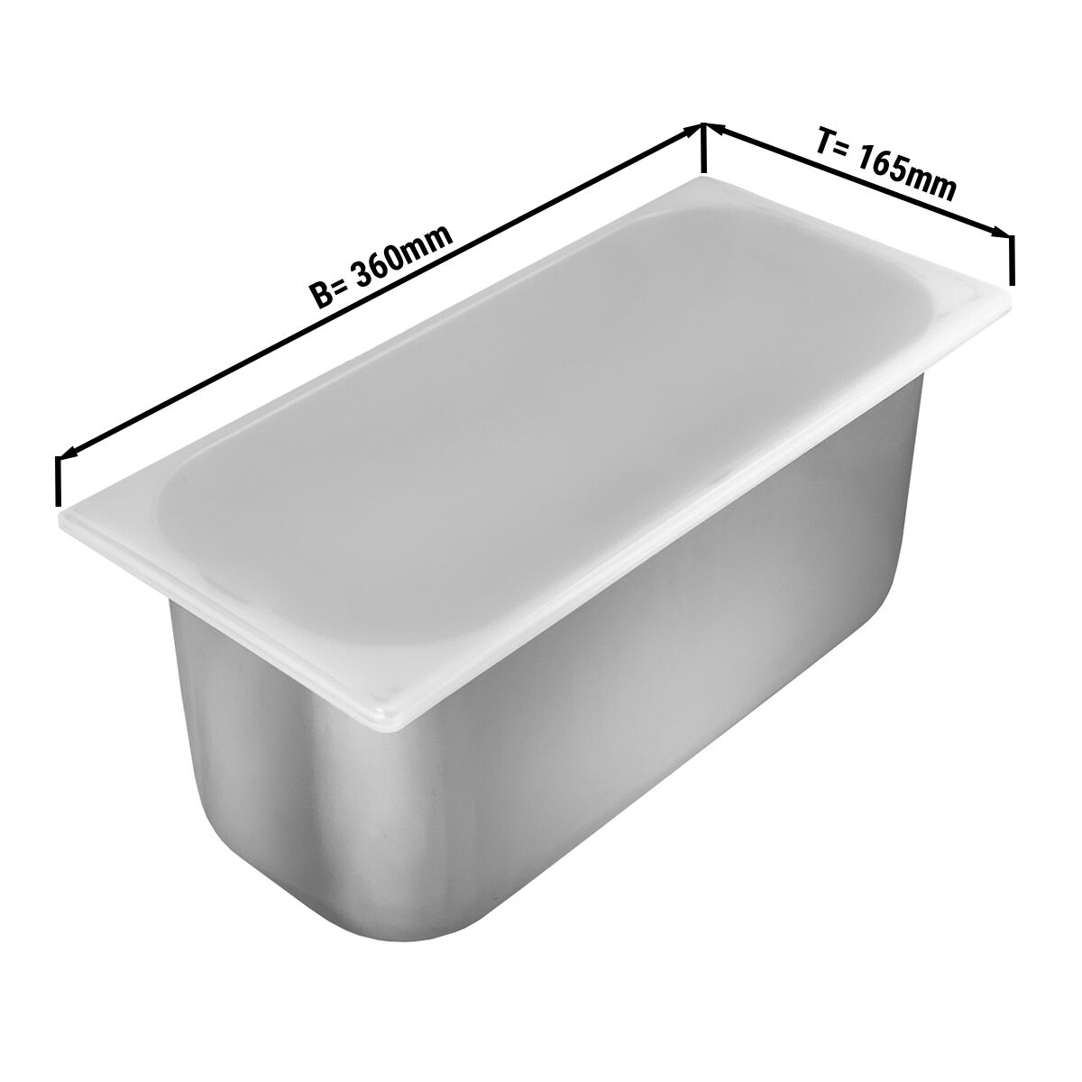 Lock - Rektangulär - Silikon - 360x165 mm - lufttät