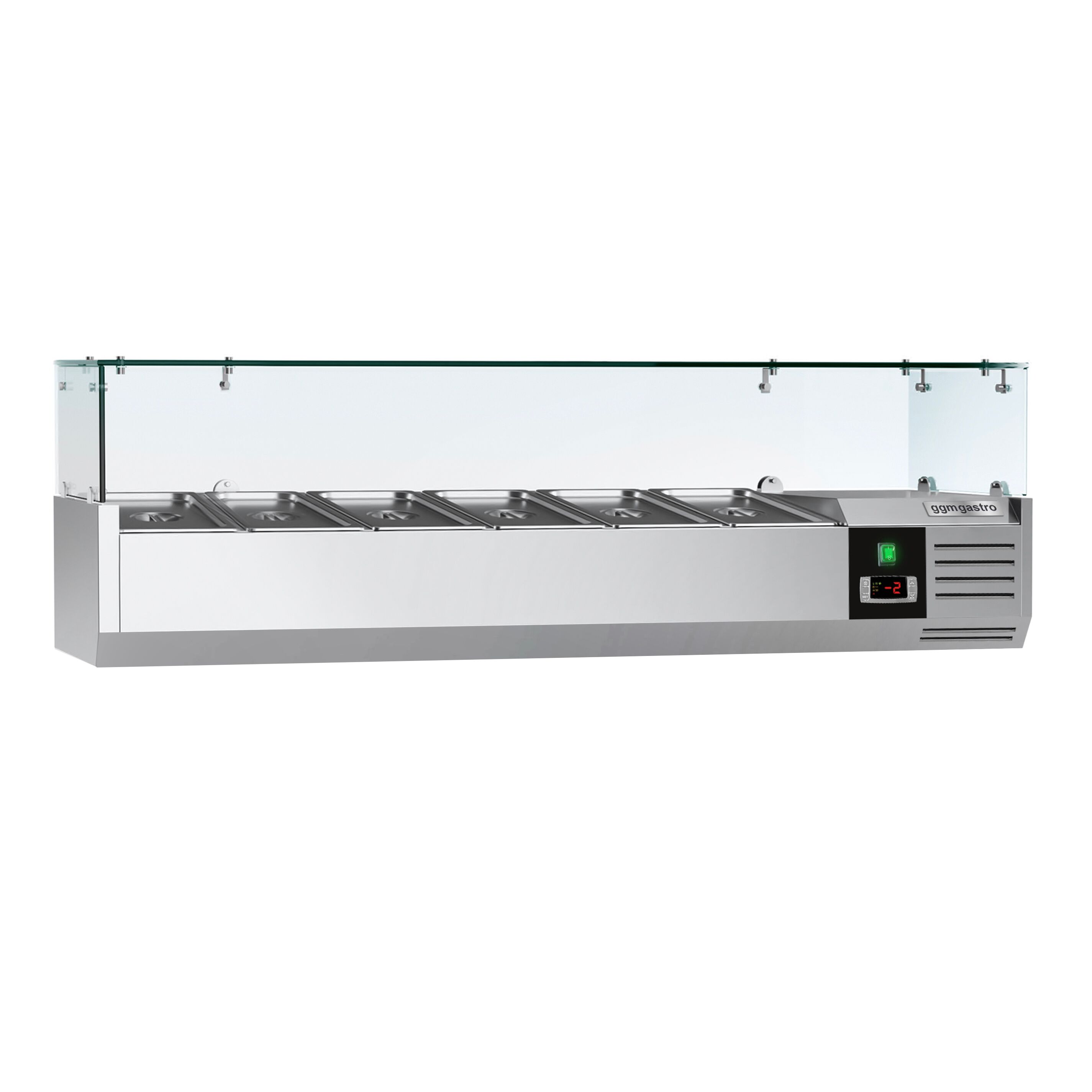 Vitrine Réfrigérée à Ingrédients PREMIUM - 1400x335mm - 6x GN 1/4